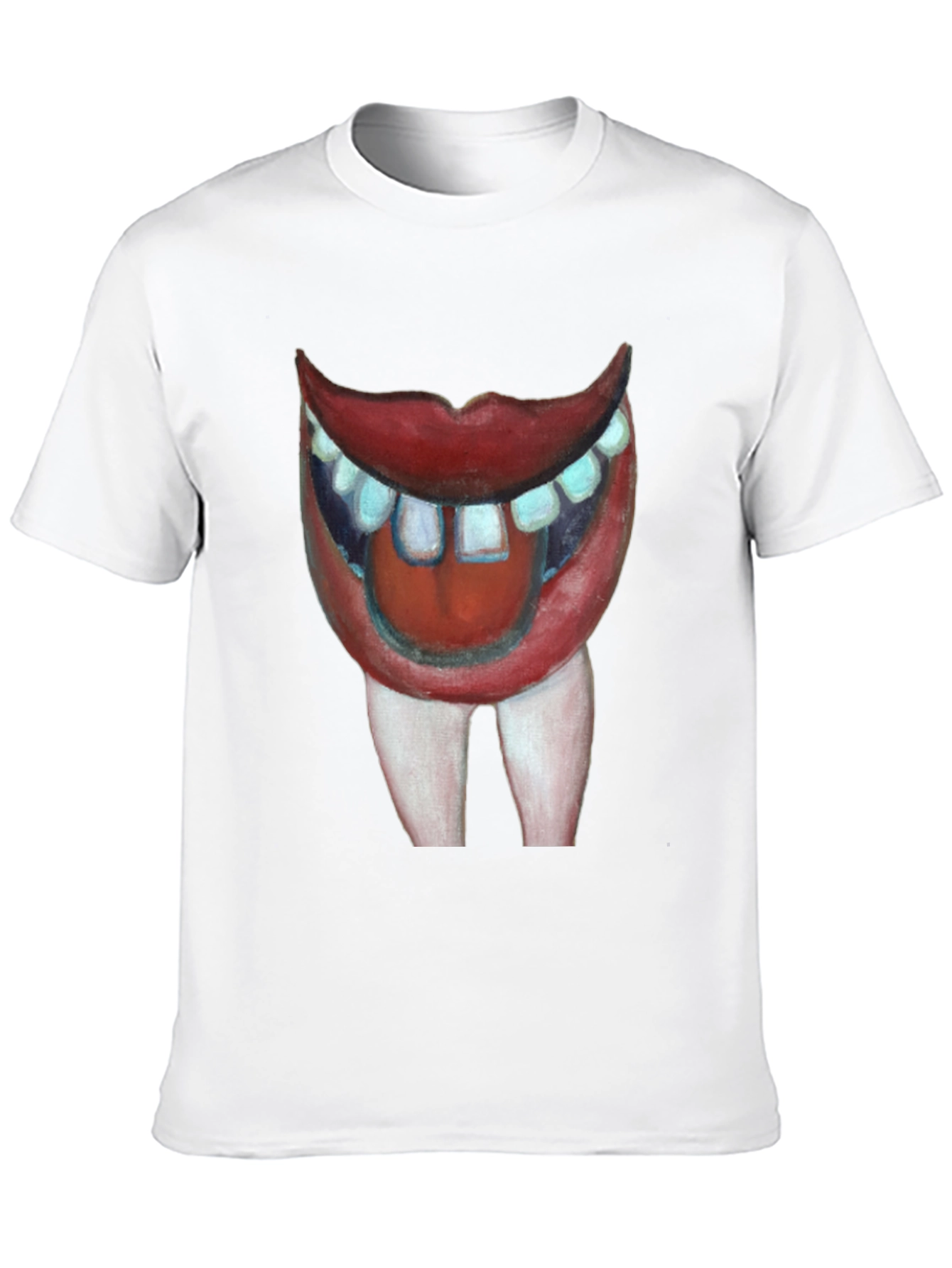 Black Funny Mouth T-Shirt view 10
