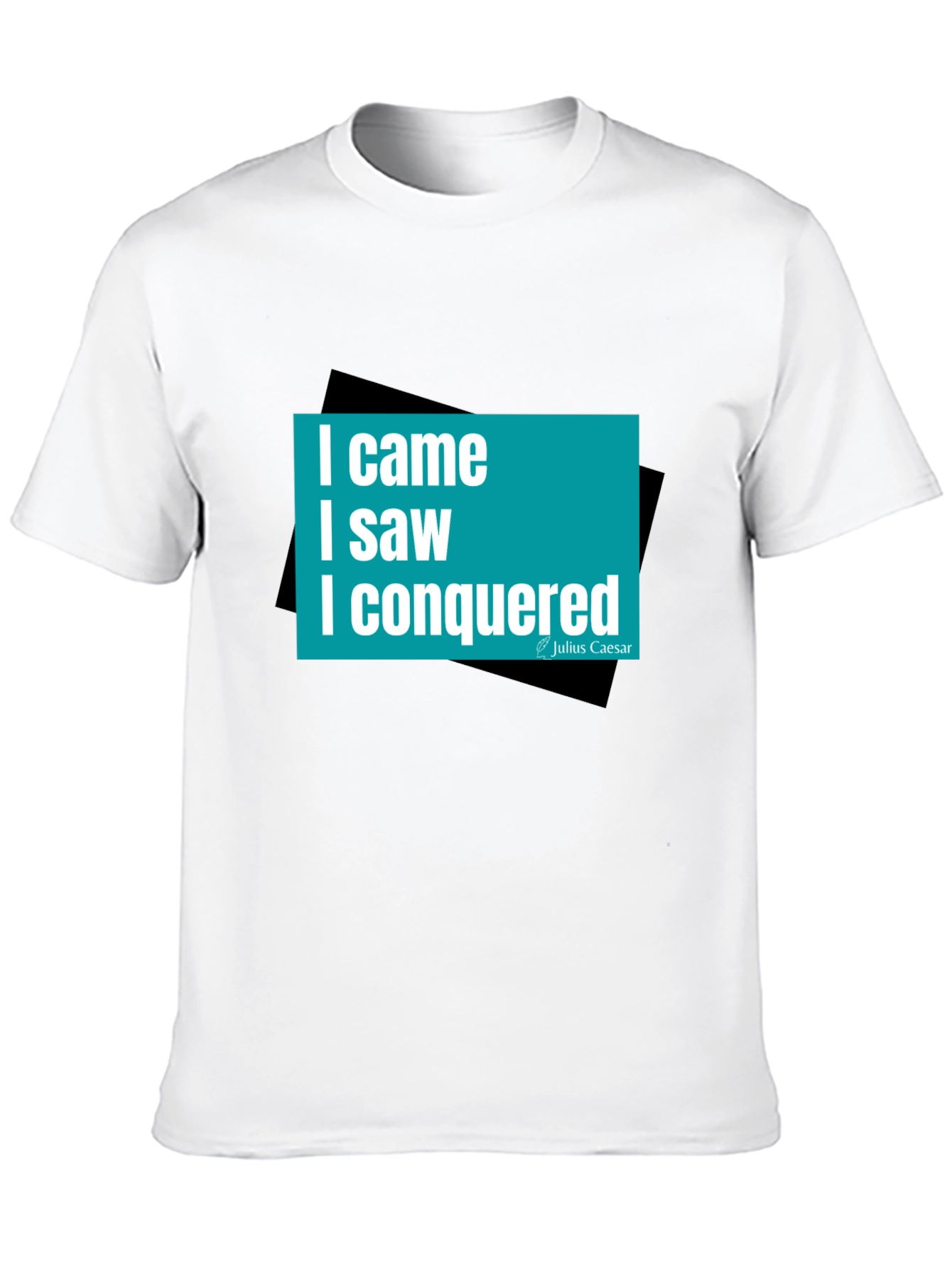 Black I Came, I Saw, I Conquered Tee view 10