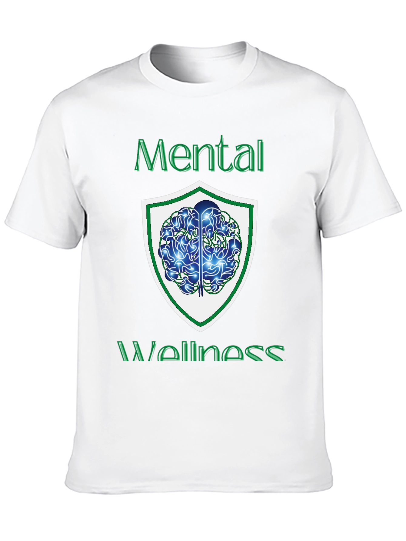 Black Mental Wellness Graphic Tee - Black view 10