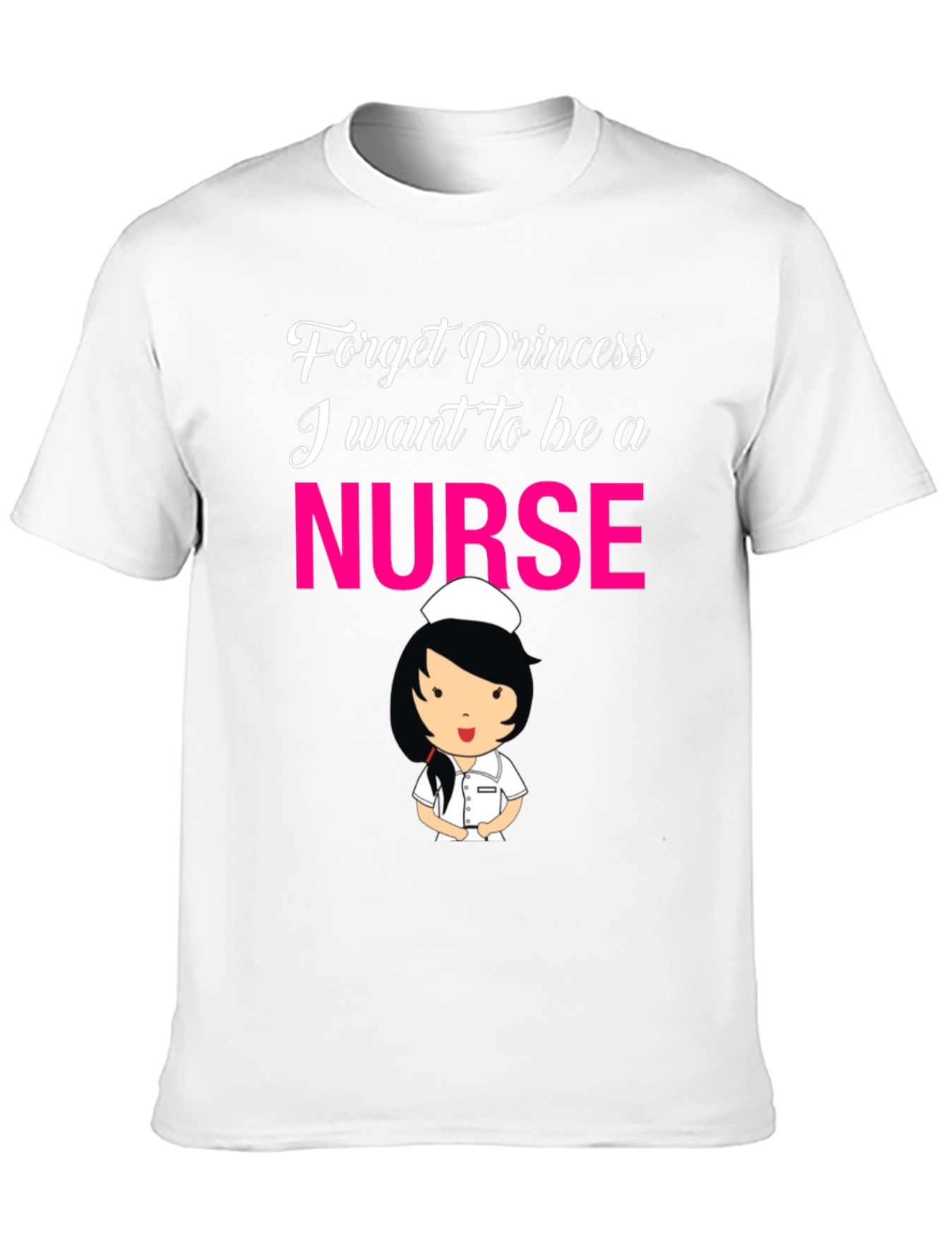 Black Forget Princess Nurse T-Shirt view 10