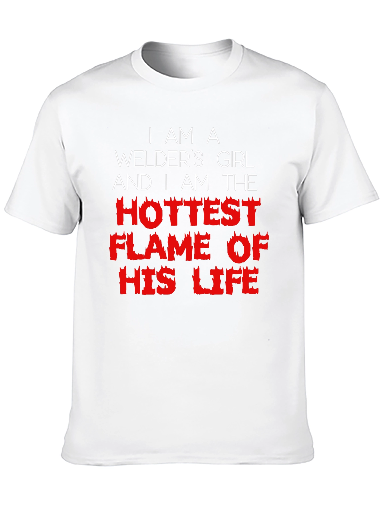 Black Welder's Girl T-Shirt - Hottest Flame view 10