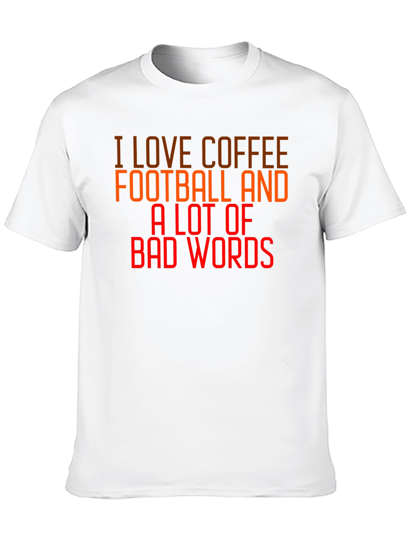 Black Coffee, Football & Bad Words Graphic Tee view 10