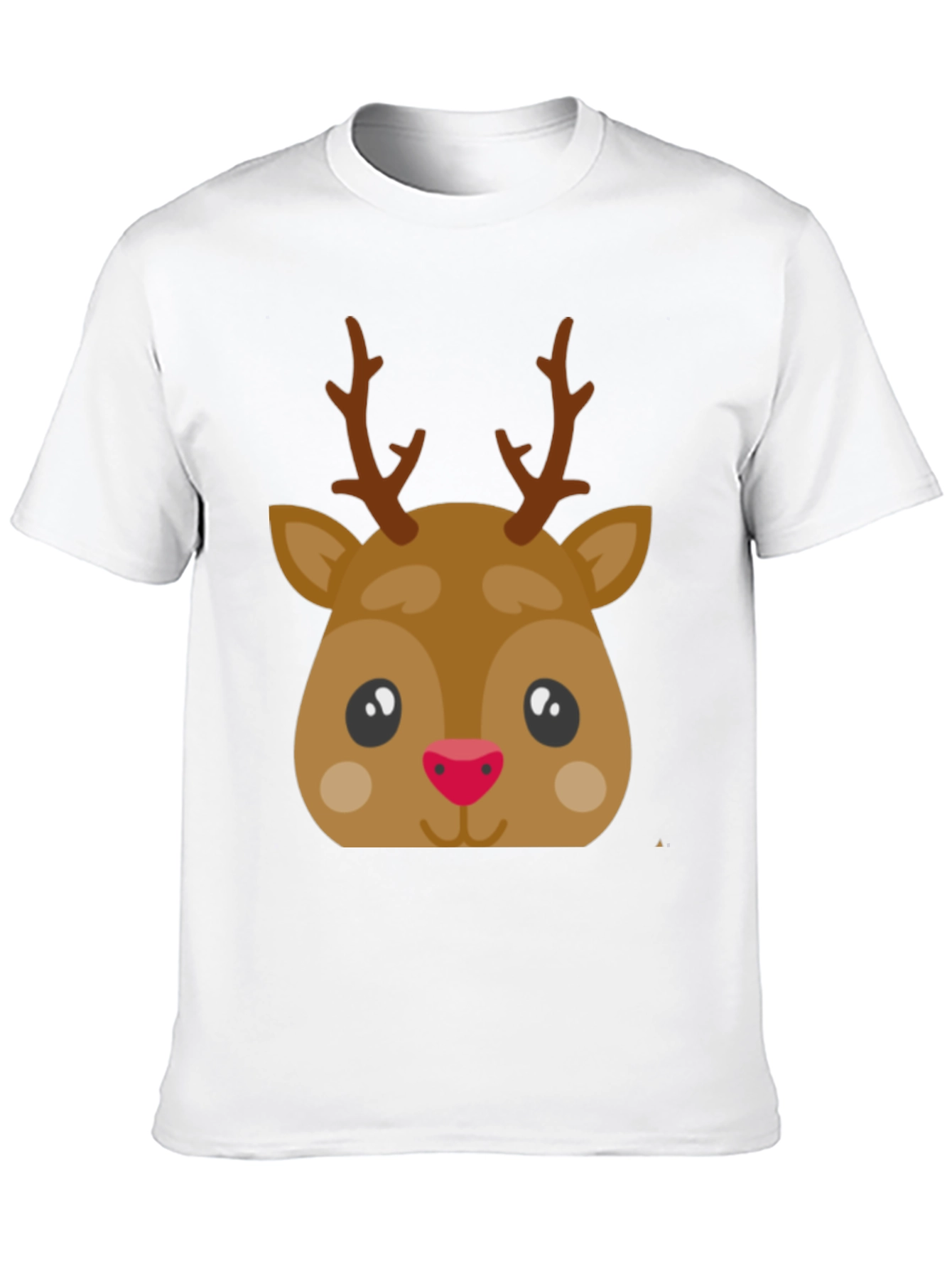Black Festive Reindeer Graphic Tee - Holiday Fun! view 10