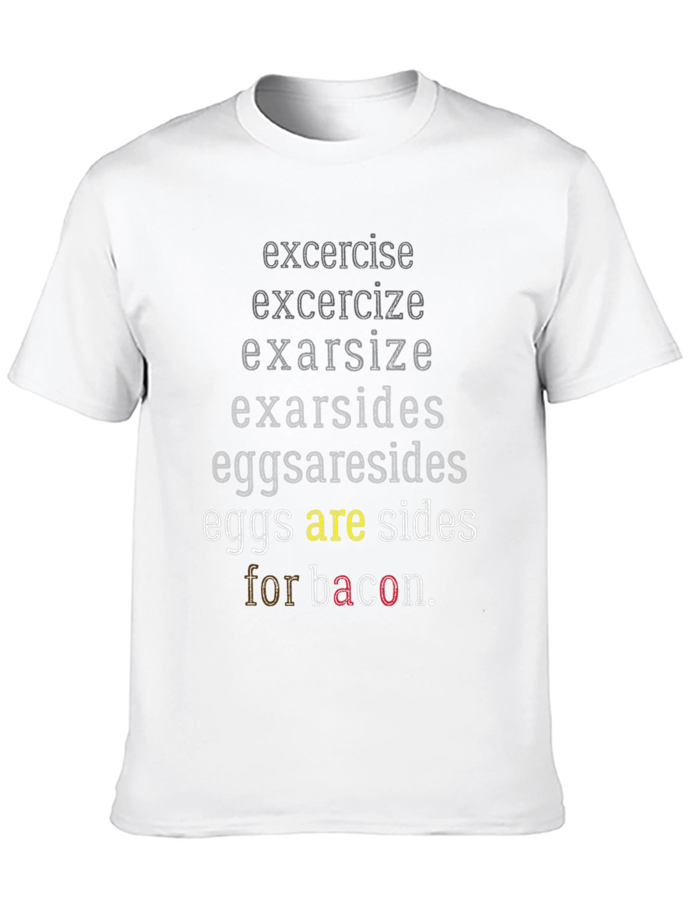 Black Eggs are Sides for Bacon T-Shirt view 10