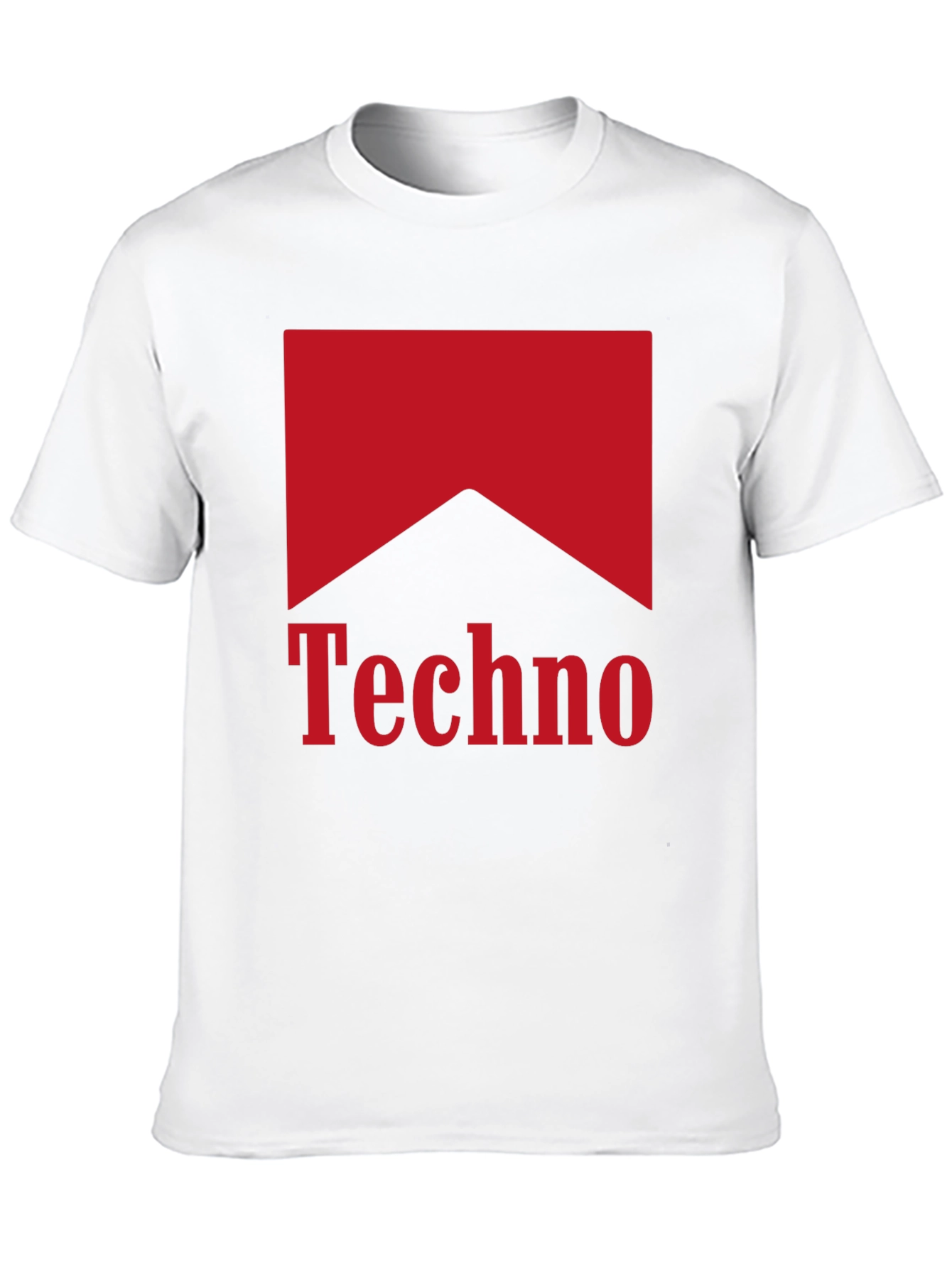 Black Techno Marlboro Style T-Shirt view 10