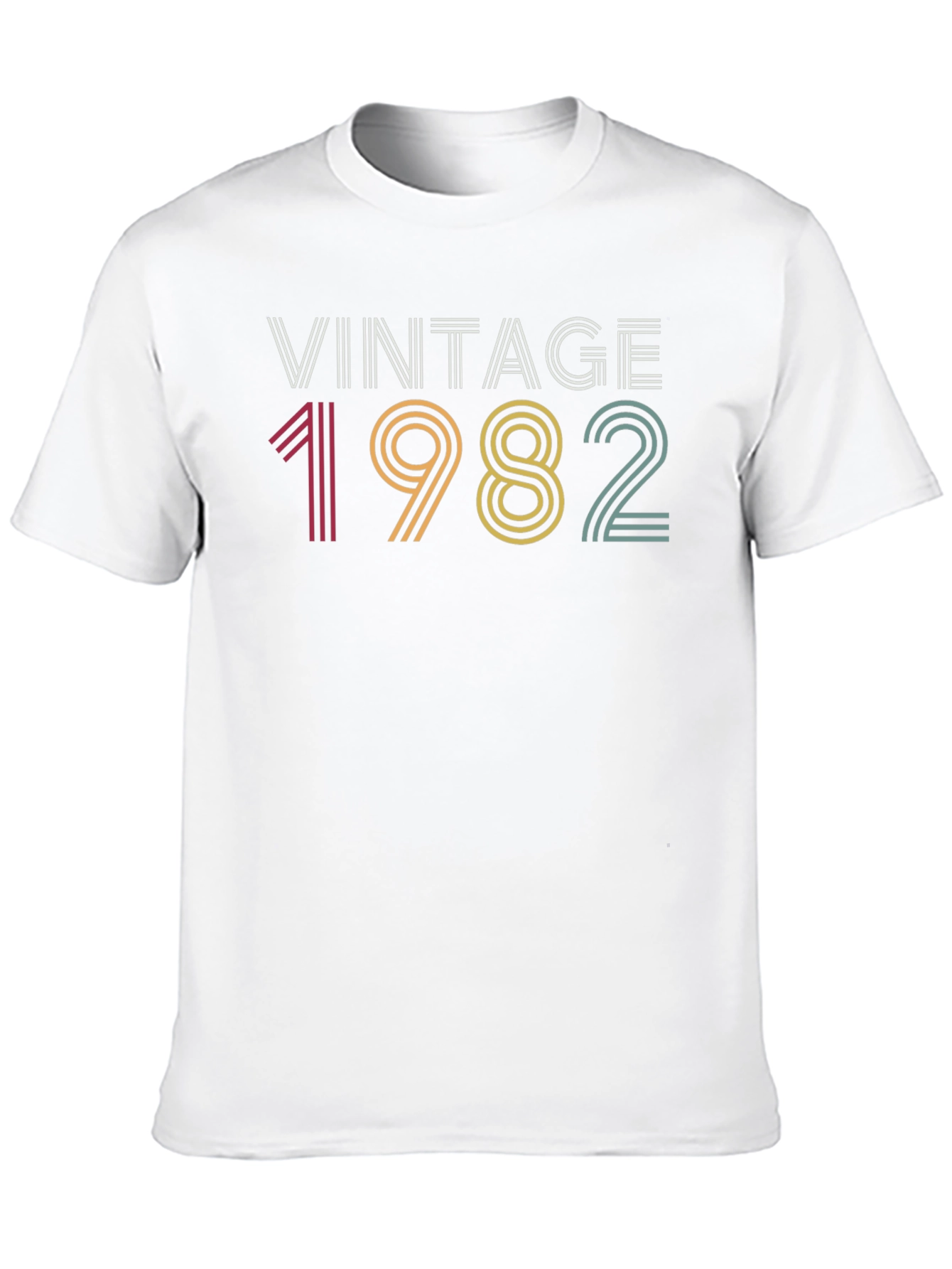 Black Vintage 1982 Graphic T-Shirt - Retro Birthday Tee view 10