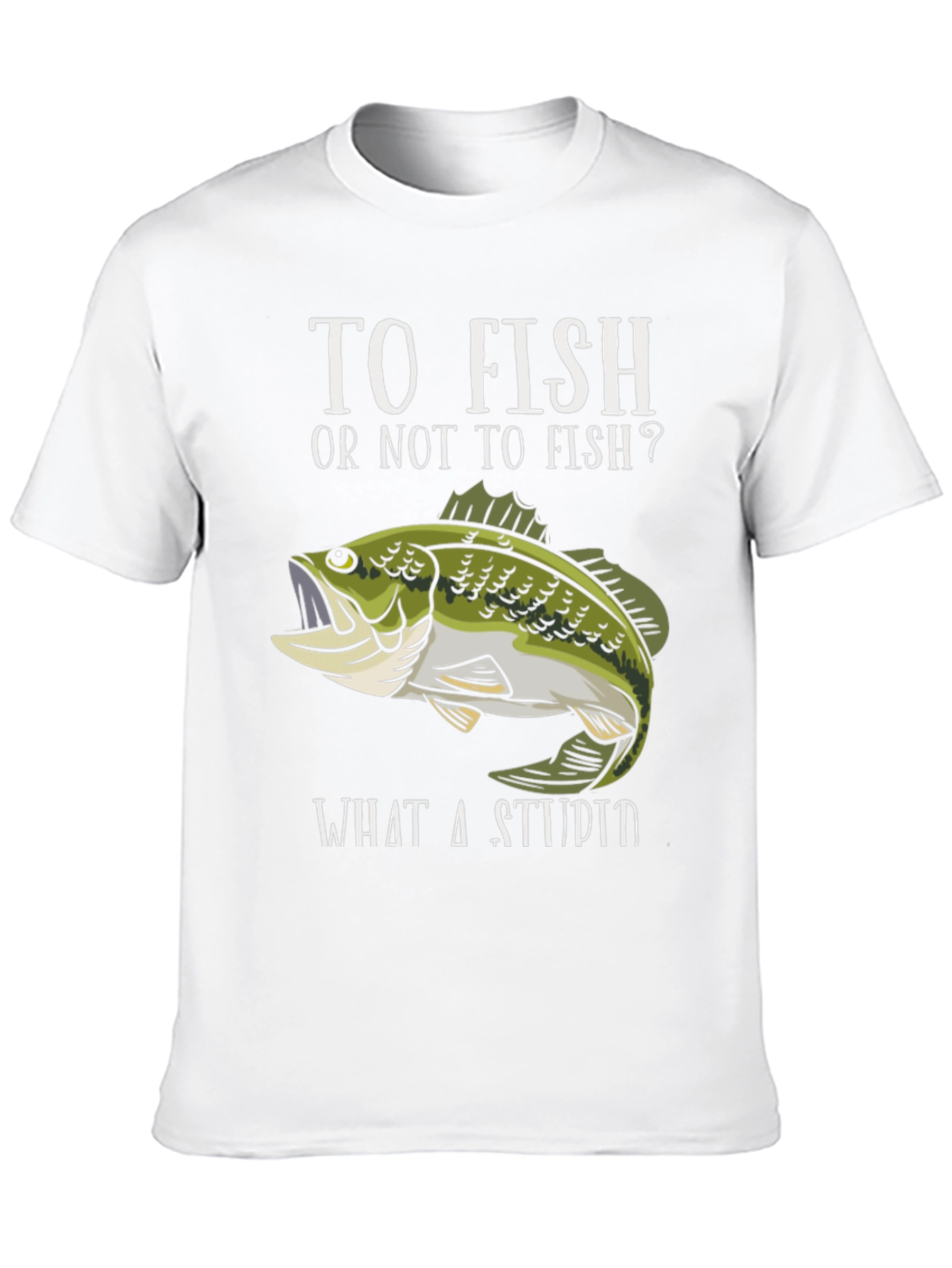 Black To Fish Or Not To Fish Funny Fishing T-Shirt view 10