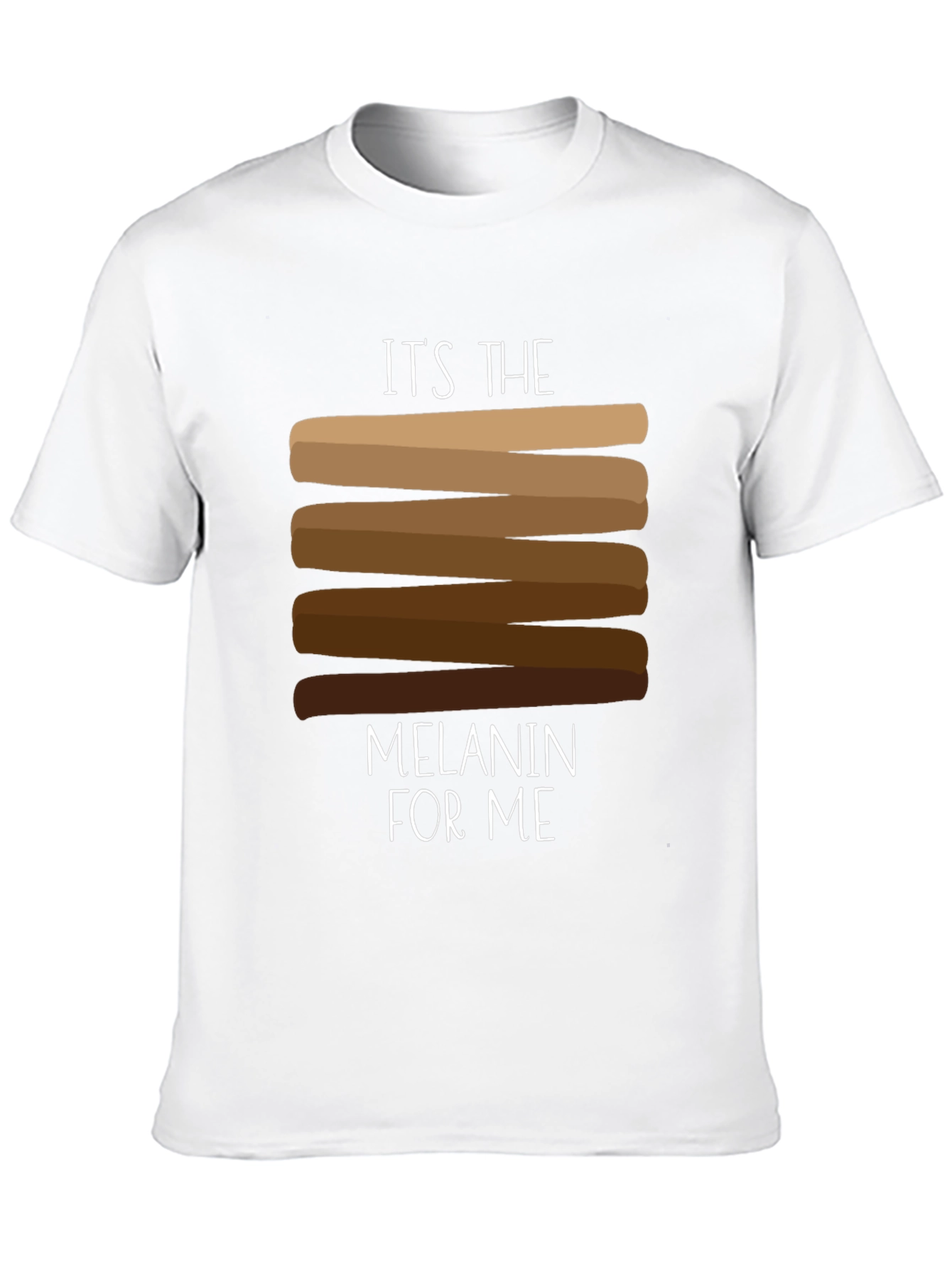 Black It's the Melanin for Me Graphic T-Shirt view 10