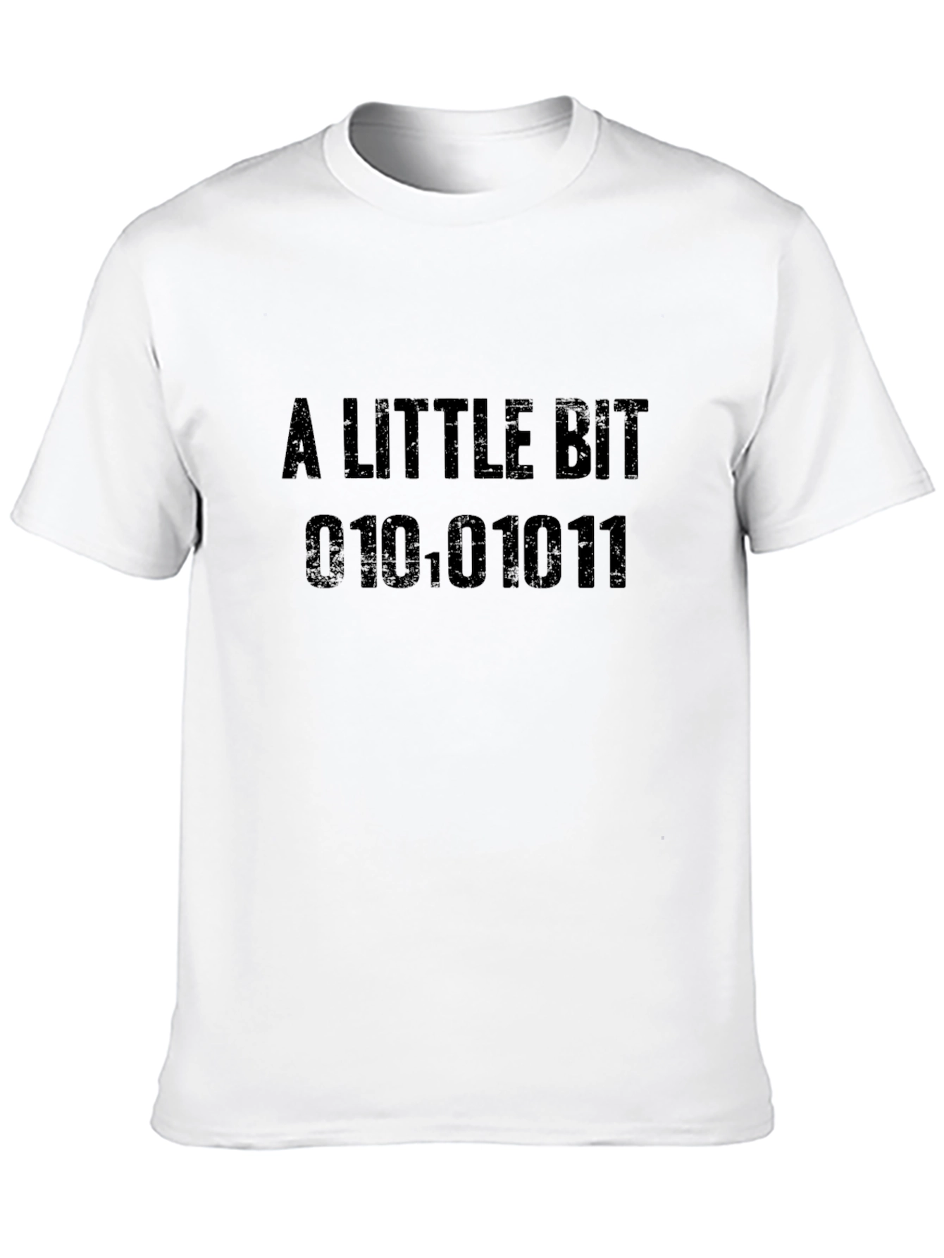 Black A Little Bit Funny Programmer T-Shirt view 10