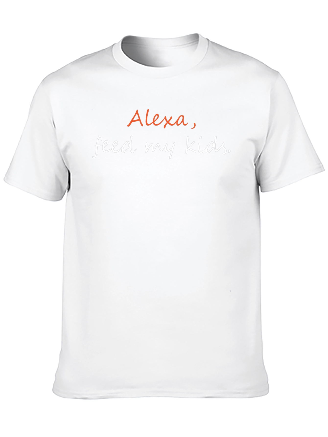 Black Alexa, Feed My Kids T-Shirt - Humorous Parent Tee view 10