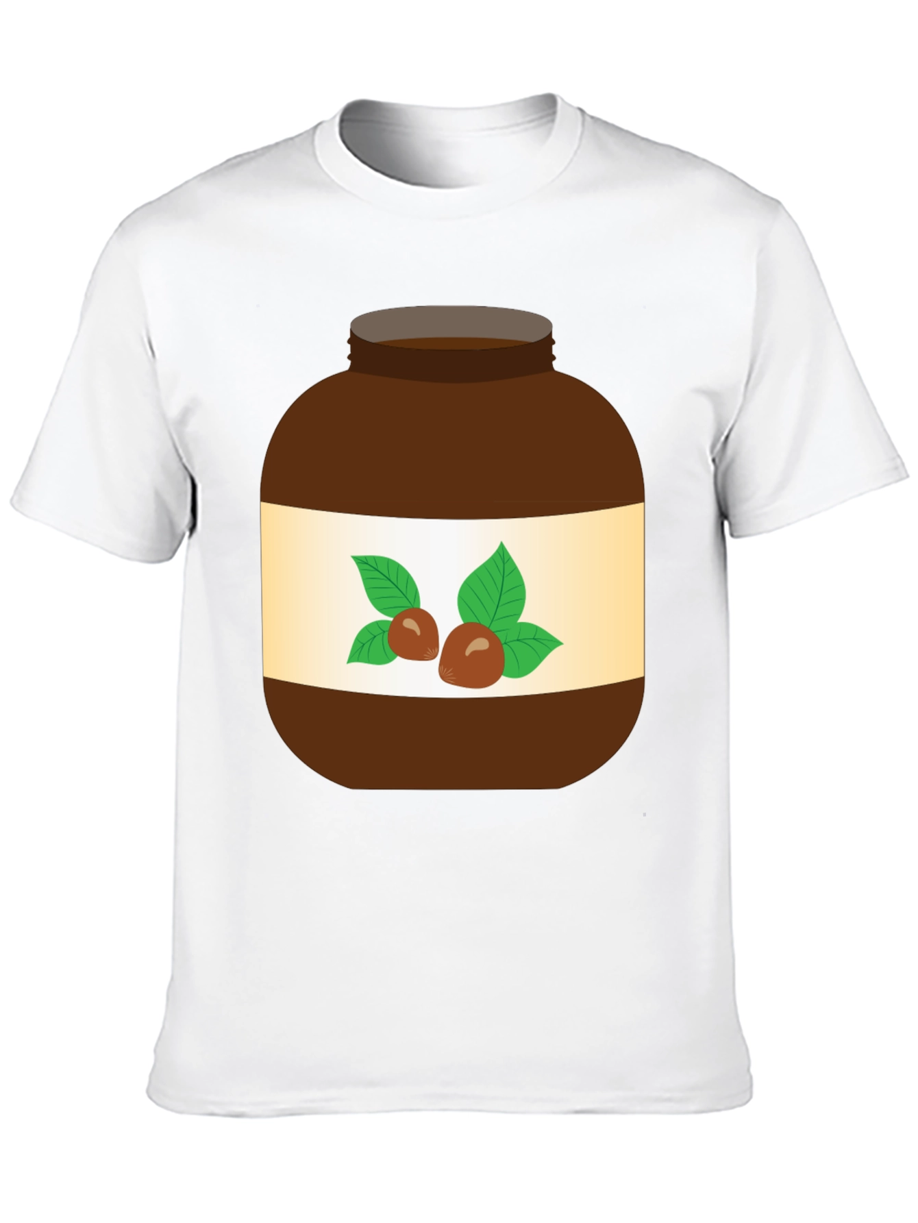 Nutella Jar Graphic T-Shirt - Fun Foodie Tee - 10