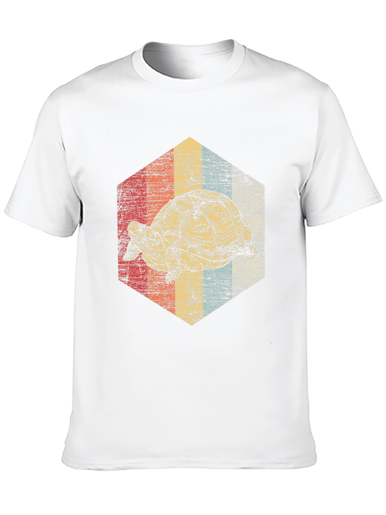 Black Retro Turtle Graphic Tee - Stylish Animal Lover T-Shirt view 10