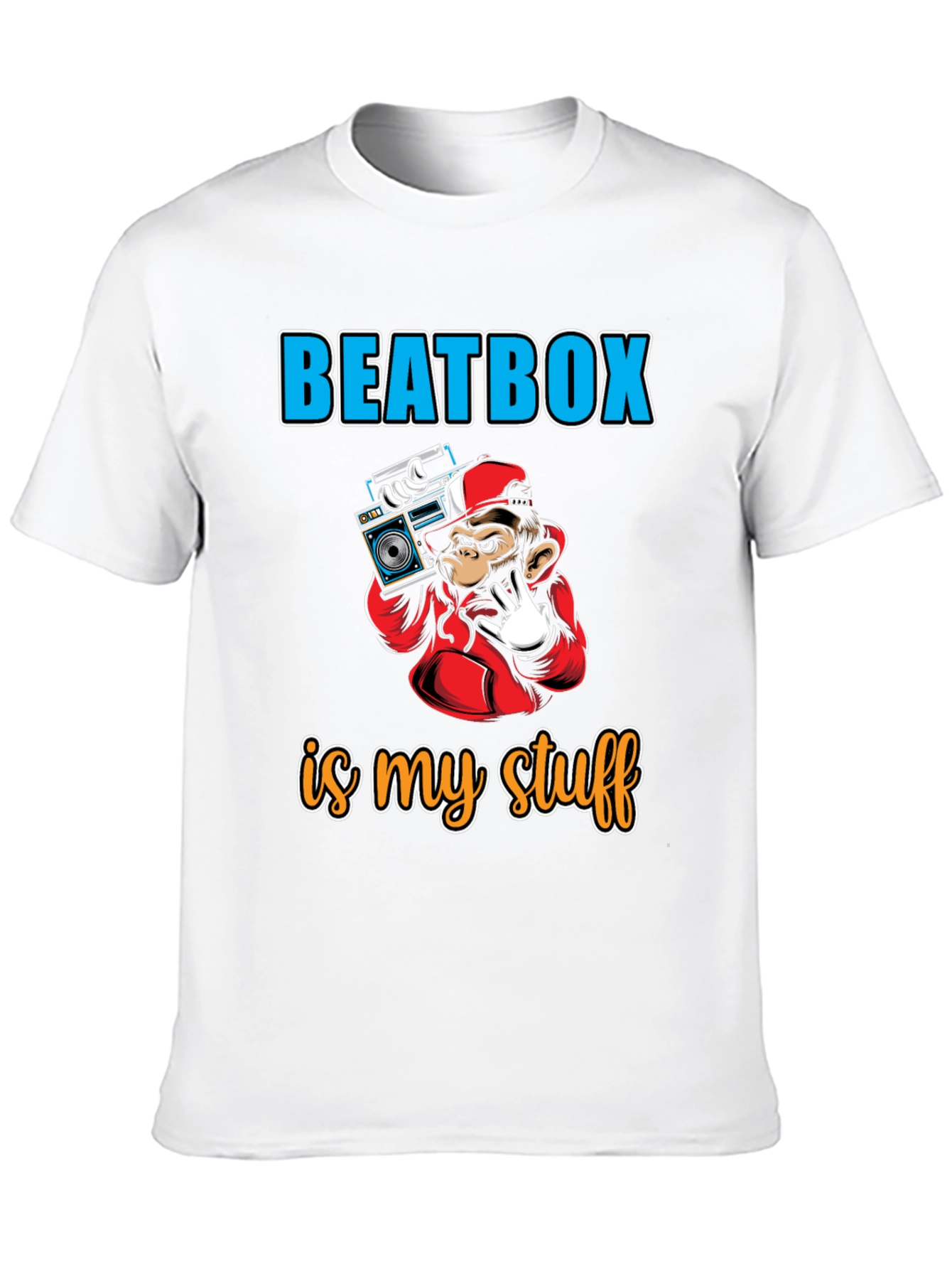 Beatbox Monkey T-Shirt - Unique Music Lover Tee - 10