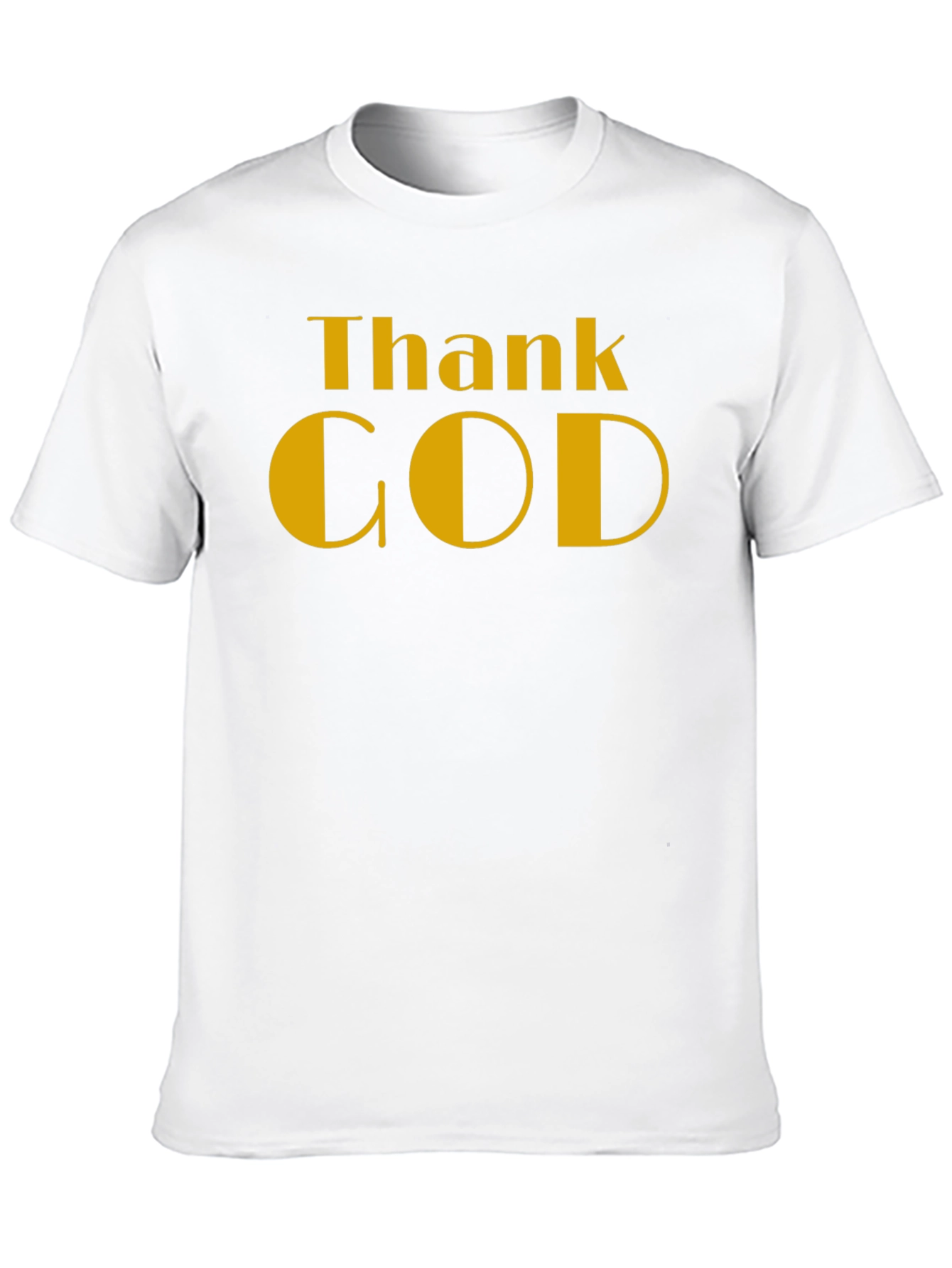 Black Thank God Black T-Shirt view 10