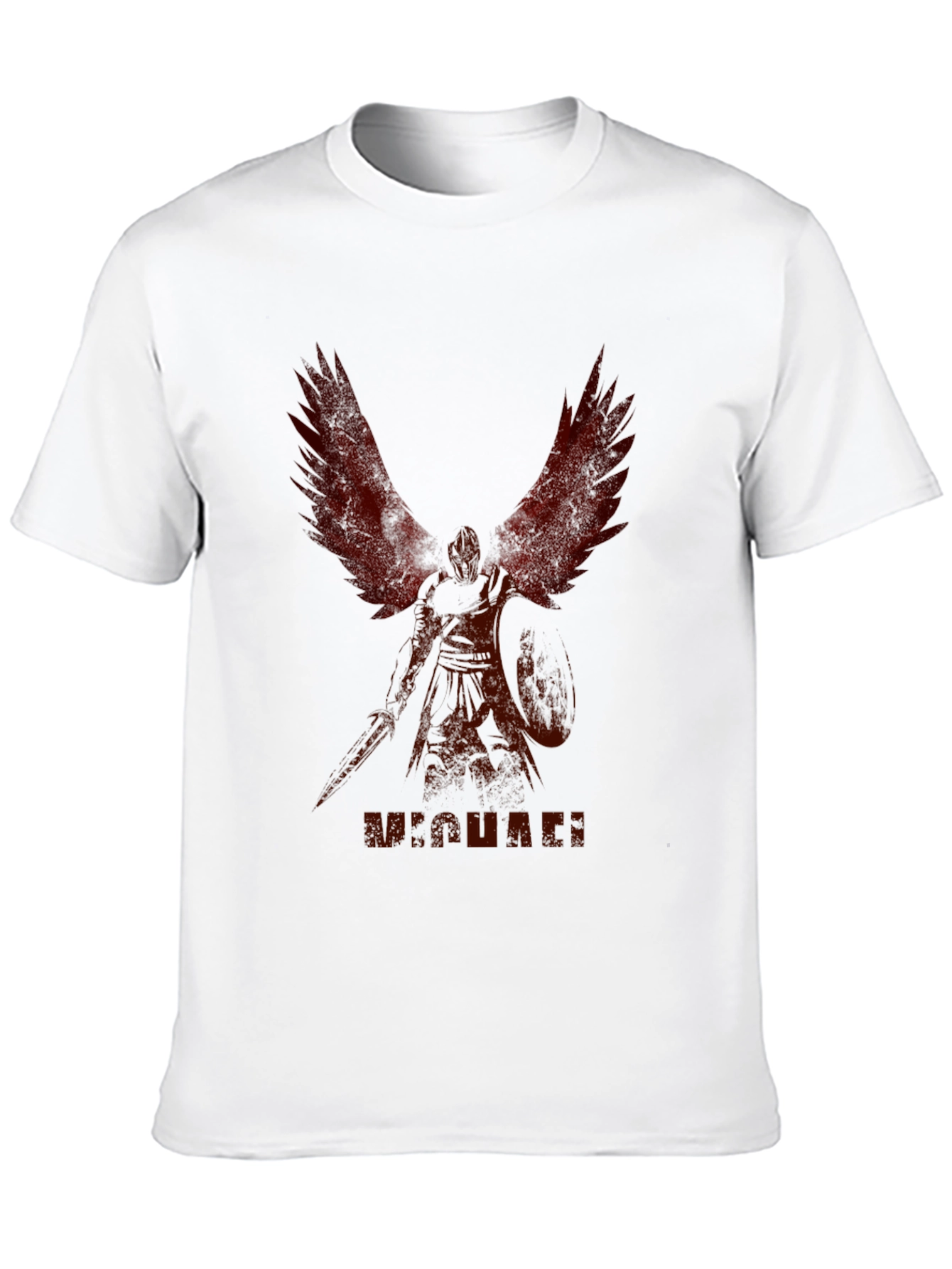 Black Michael Wings Graphic T-Shirt - Stylish Crew Neck Tee view 10