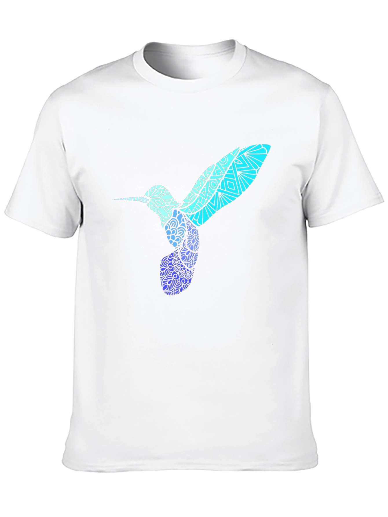 Black Hummingbird Graphic Tee - Stylish Men's Black T-Shirt view 10