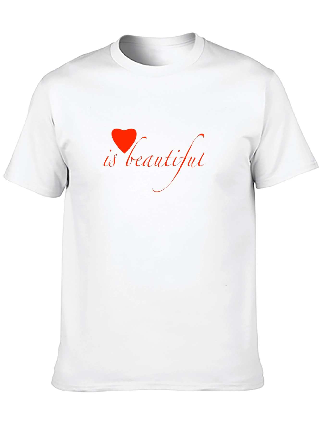 Black Heart is Beautiful Graphic Tee view 10