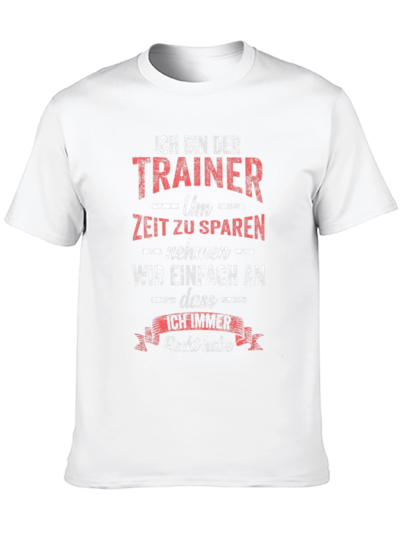 Black Ich Bin Der Trainer T-Shirt view 10