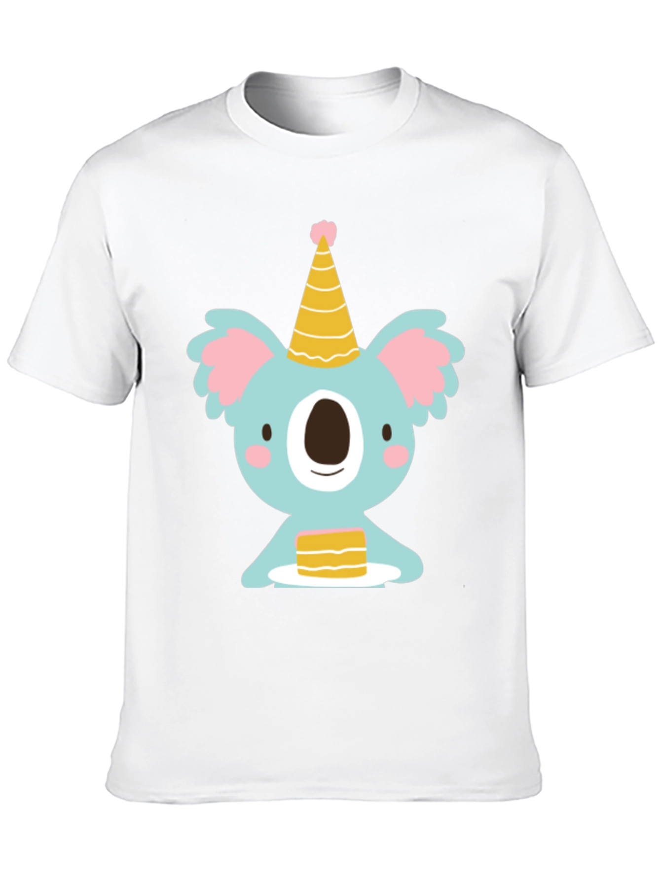 Black Koala Birthday Party T-Shirt - Cute Cartoon Tee view 10