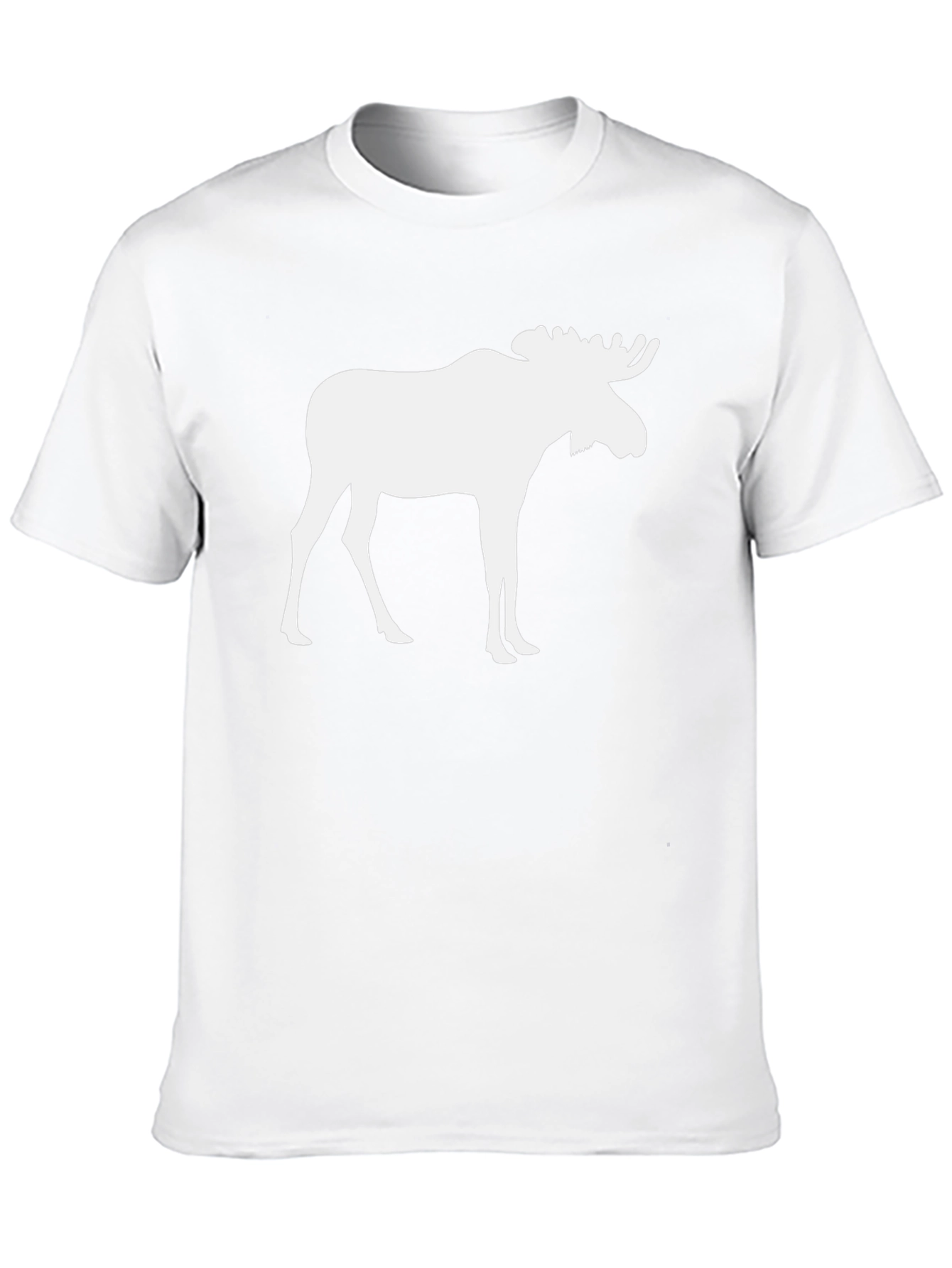Black Moose Silhouette Graphic T-Shirt view 10