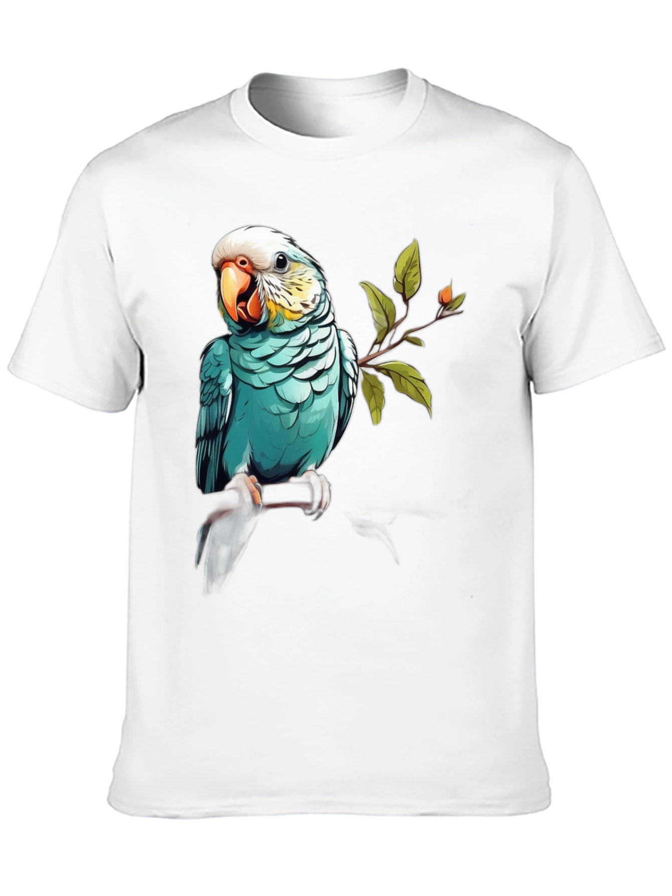Black Parrot Graphic Black T-Shirt view 10