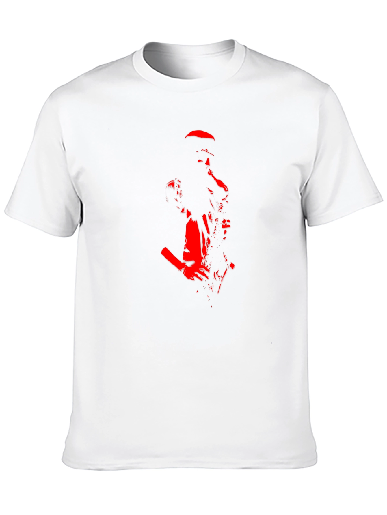 Black Saxophone Player Graphic T-Shirt view 10