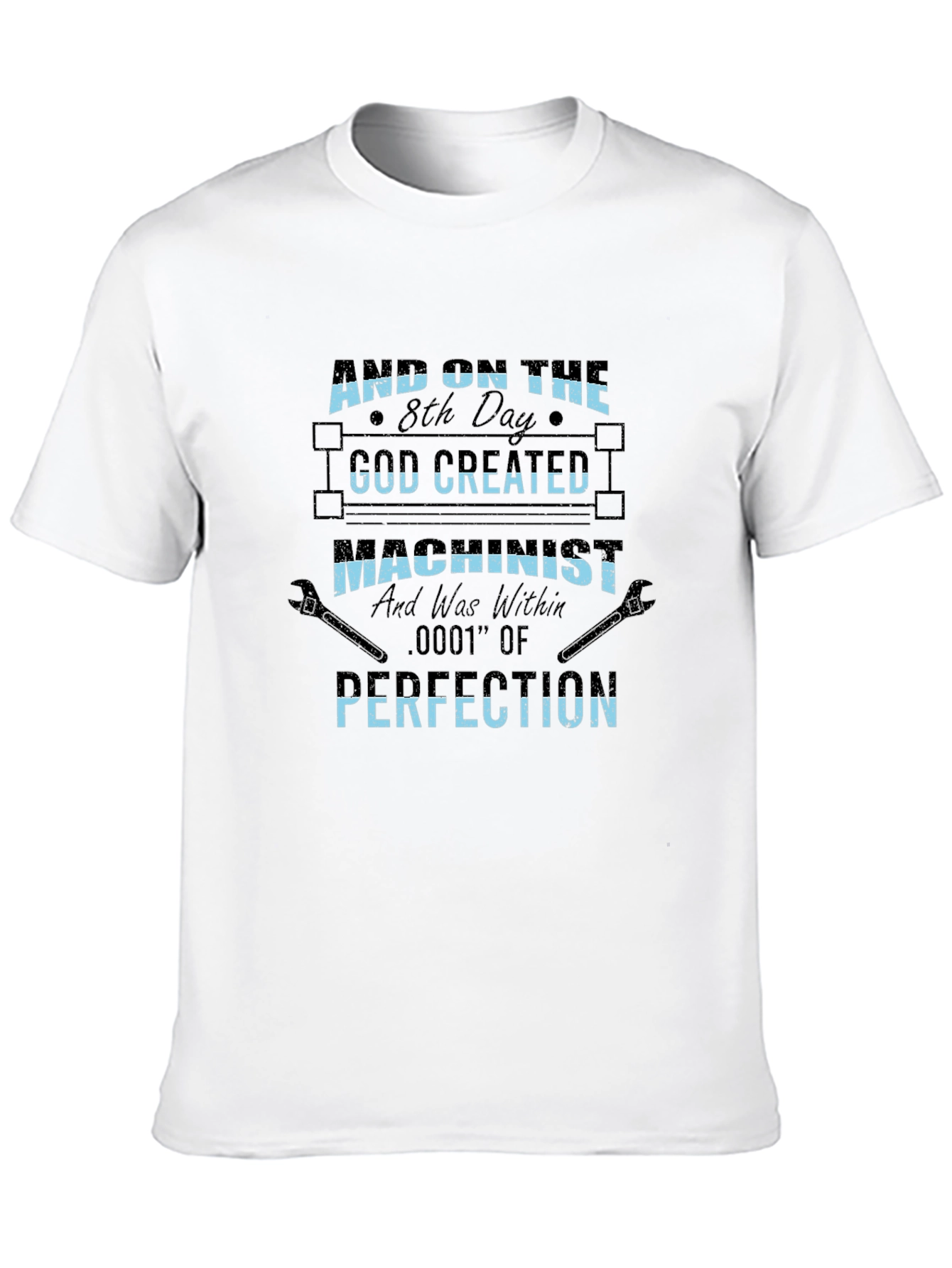 Black Machinist T-Shirt - "8th Day of Perfection" Graphic Tee view 10