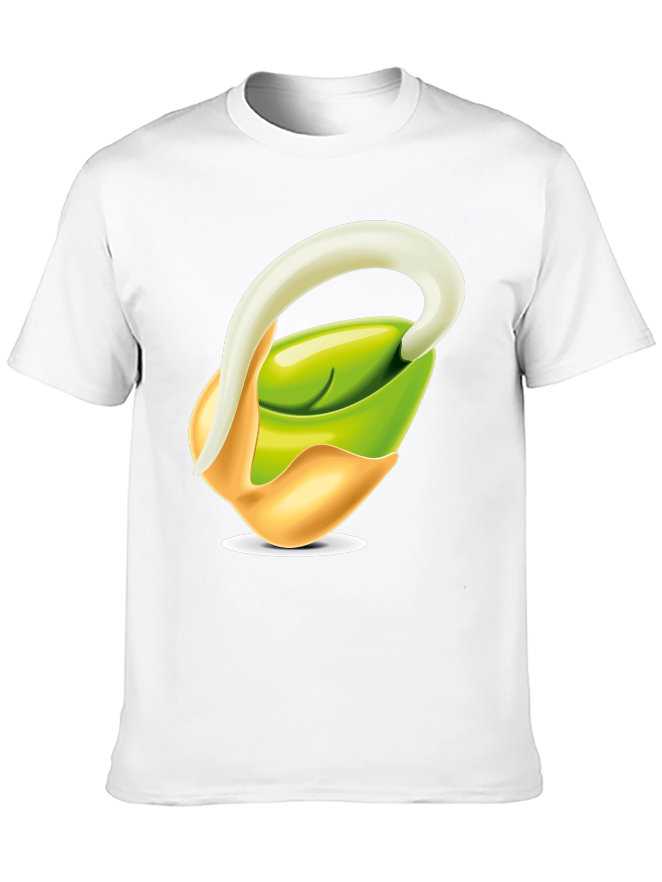 Black Sprout Graphic T-Shirt - Black Cotton Blend view 10