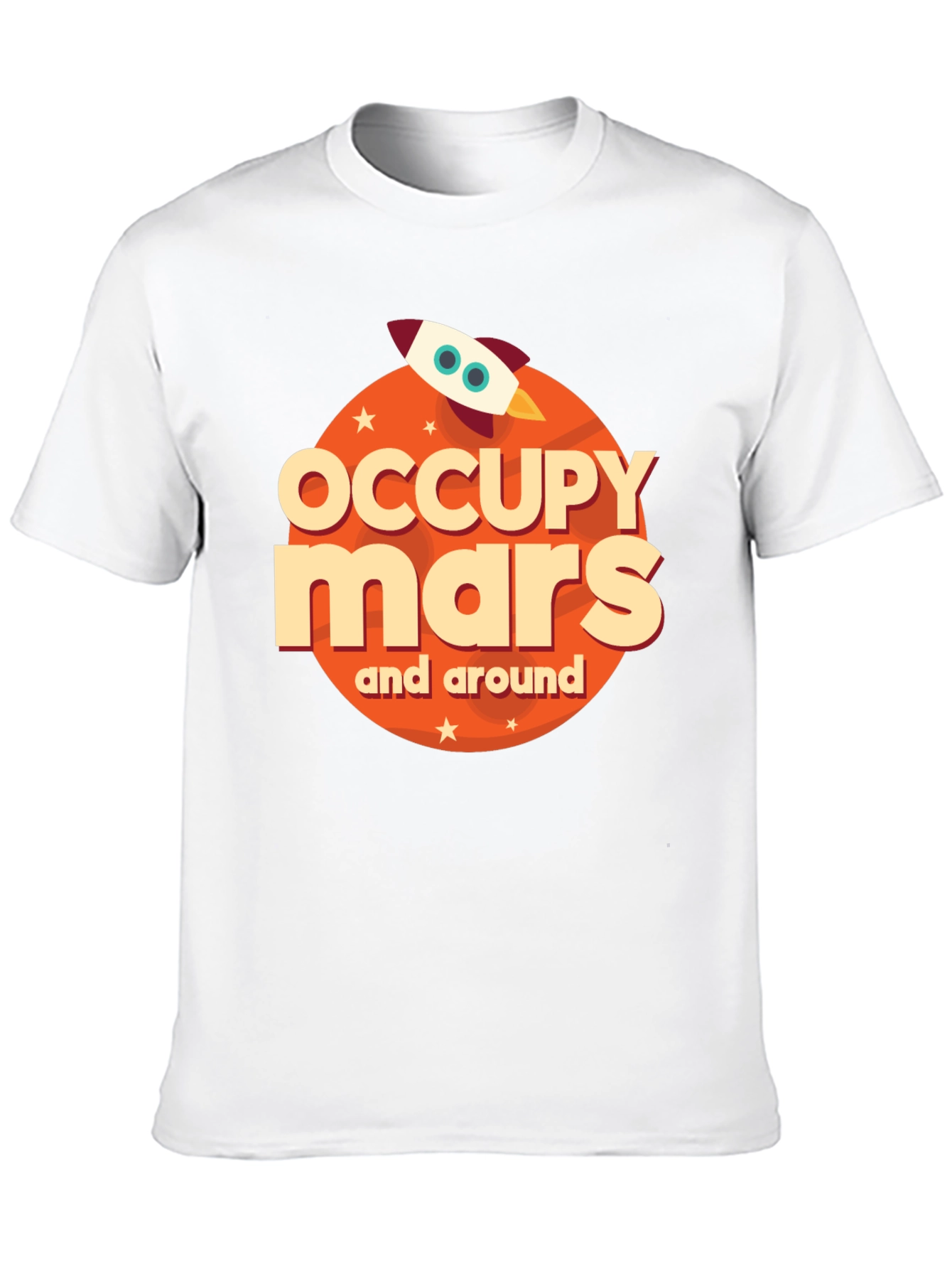 Black Occupy Mars Graphic Tee view 10