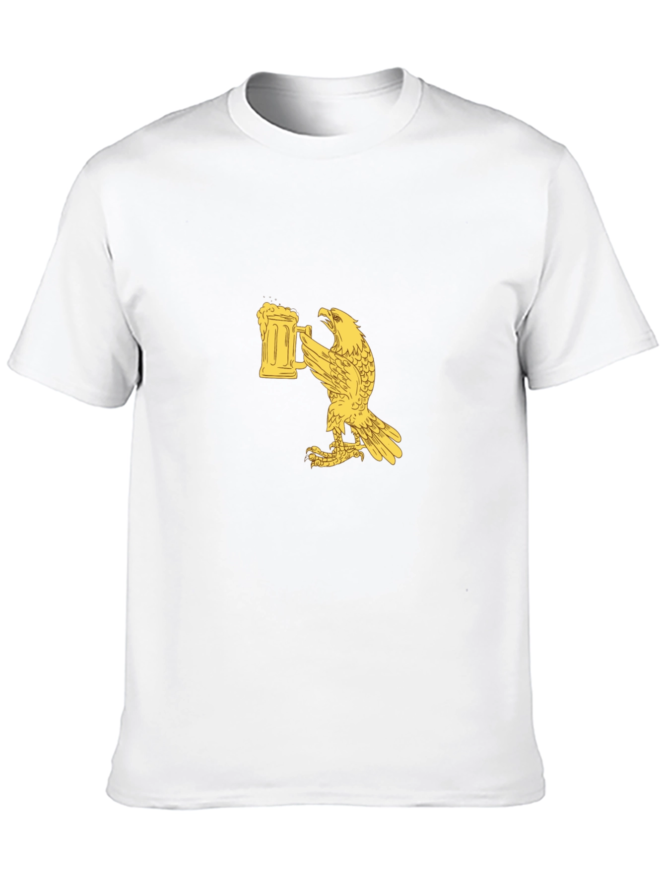 Black Eagle Beer Stein Graphic Tee - Black T-Shirt view 10