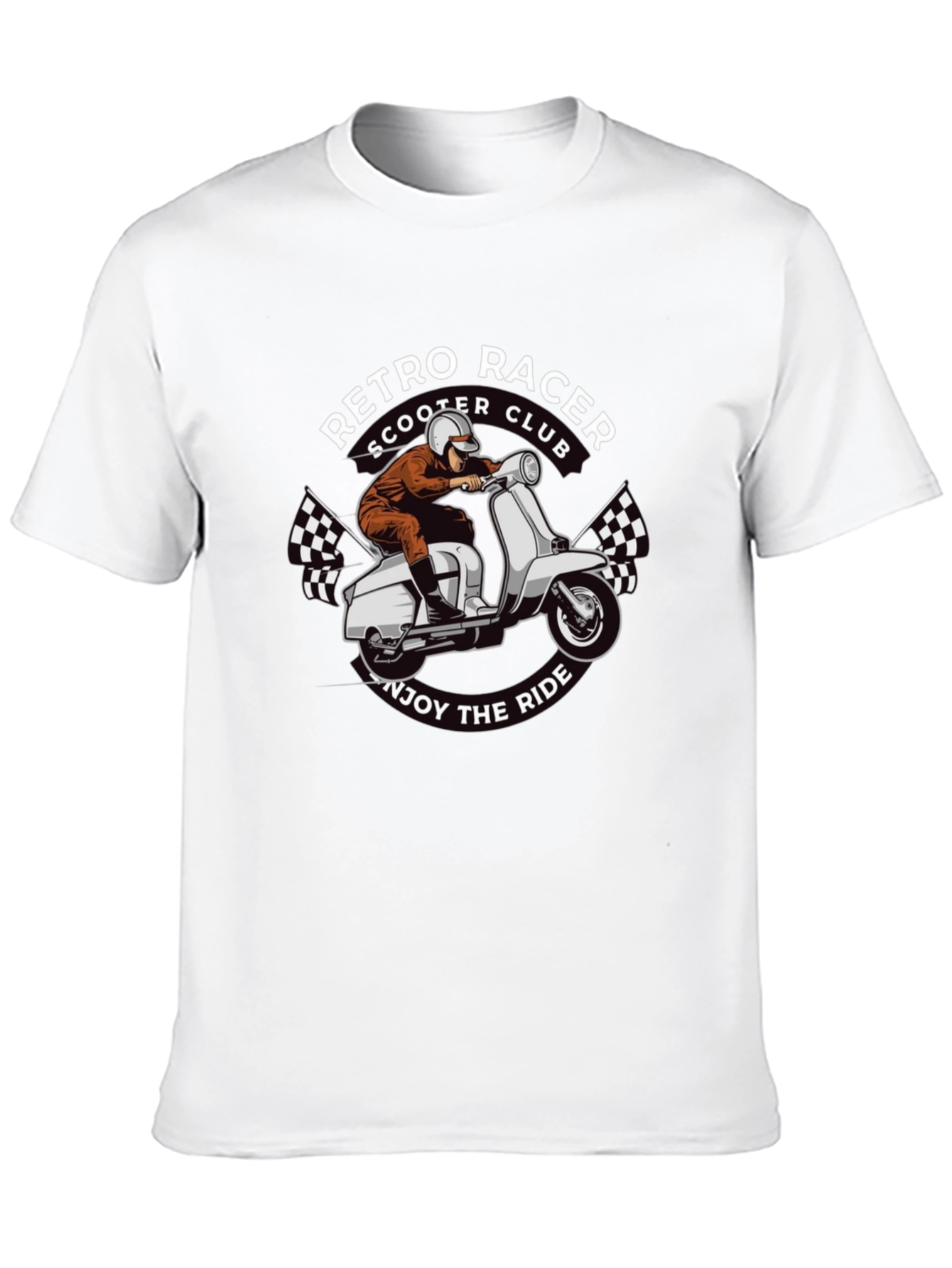 Retro Racer Scooter Club T-Shirt - 10