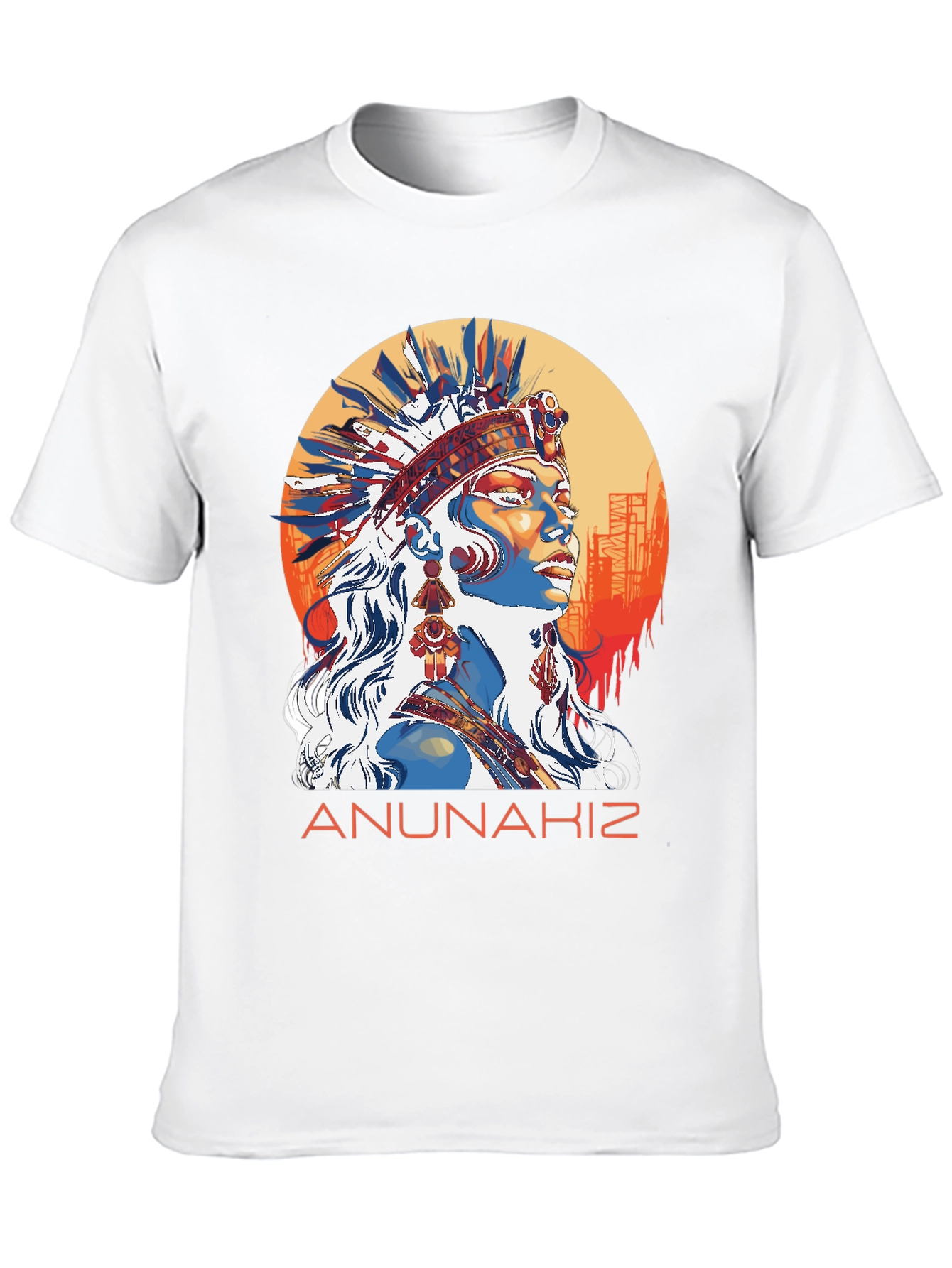 Black Anunnakiz Native American T-Shirt view 10