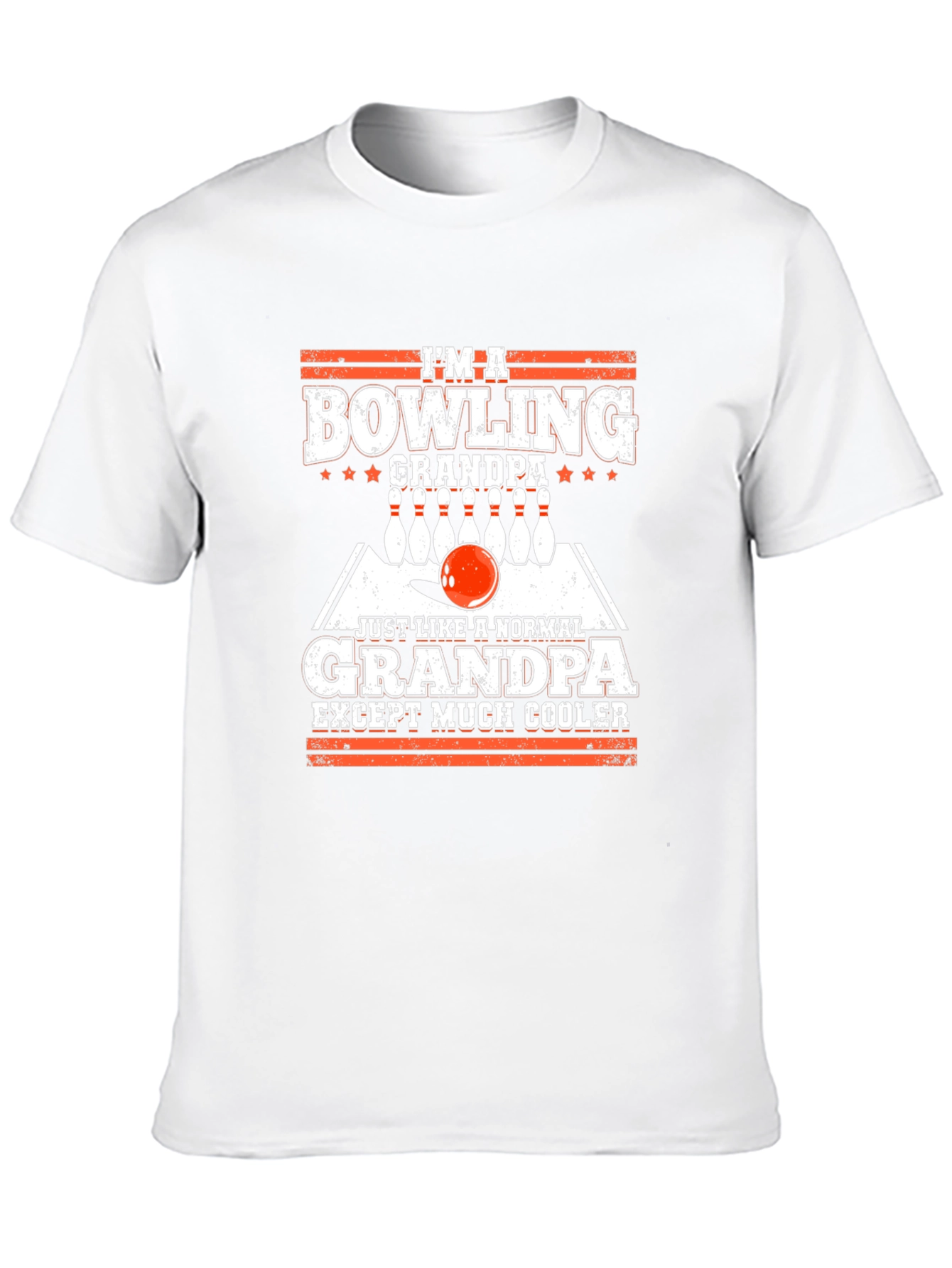Bowling Grandpa T-Shirt - Cool Grandfather Gift - 10