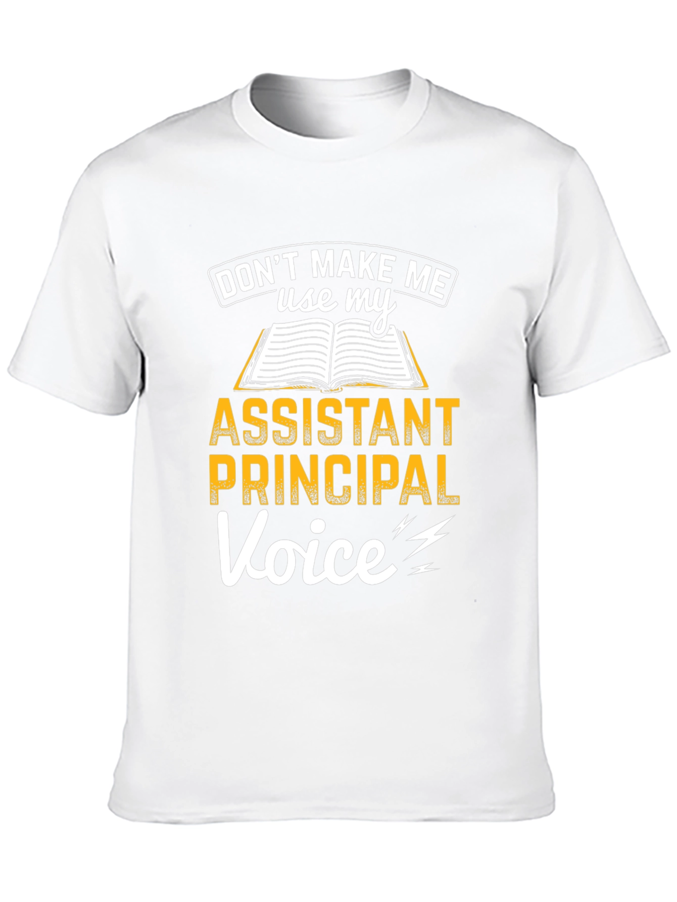Black Assistant Principal Voice Graphic Tee view 10