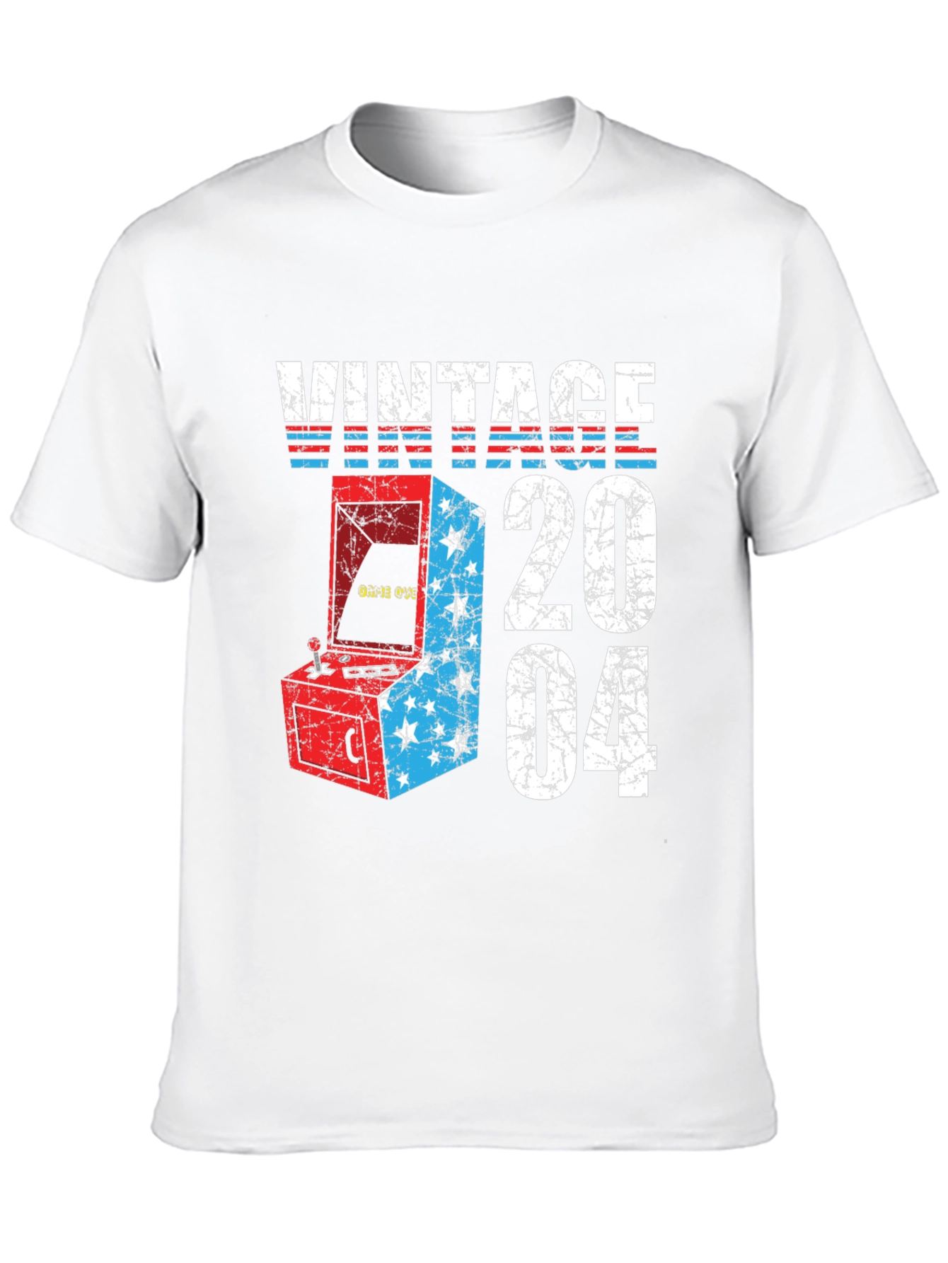 Black Vintage 2004 Arcade T-Shirt - Gamer Birthday Gift view 10