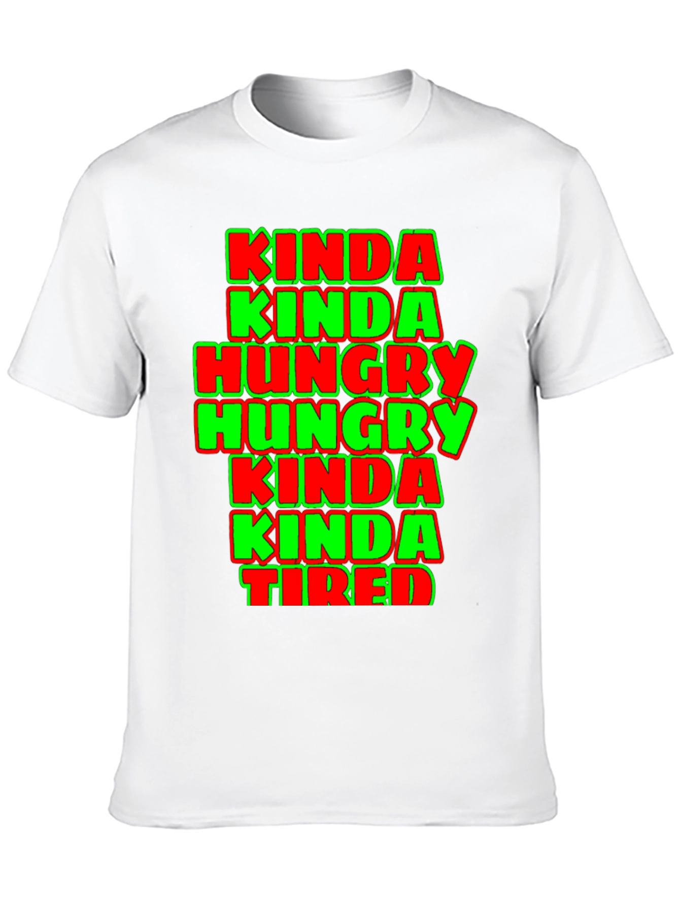 Black Kinda Hungry Kinda Tired Graphic Tee view 10