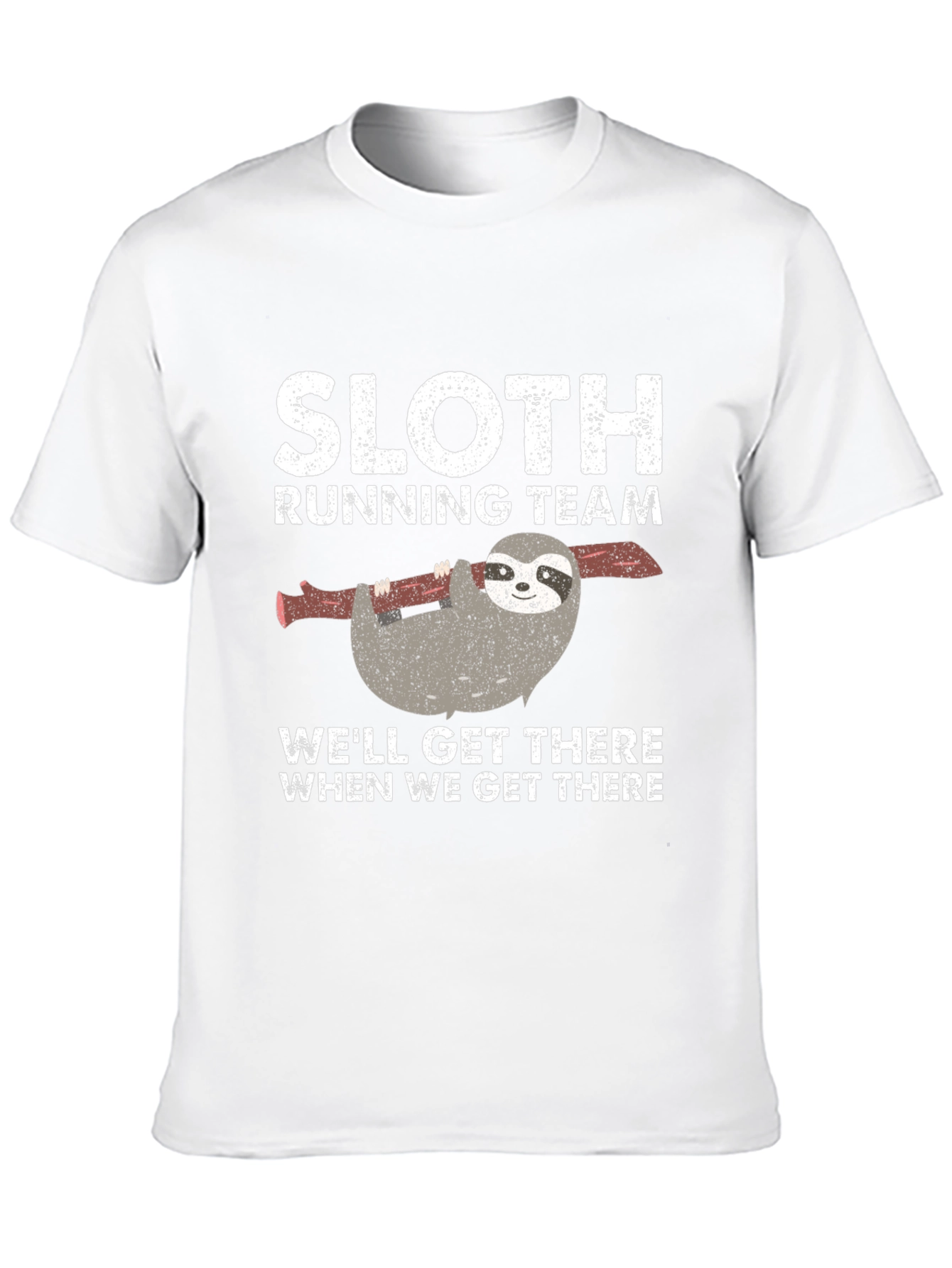 Black Sloth Running Team Graphic Tee view 10