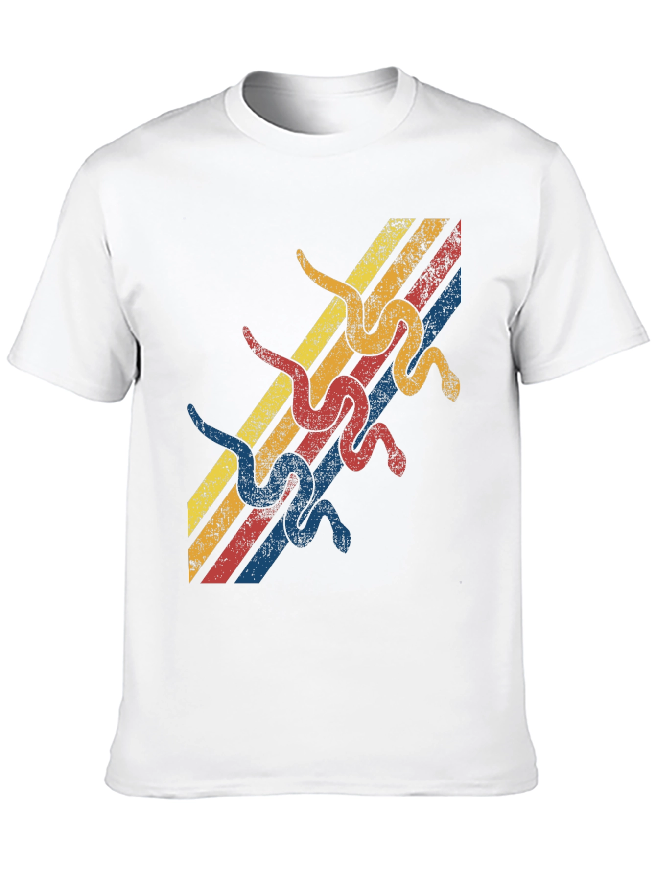 Black Retro Snake T-Shirt view 10