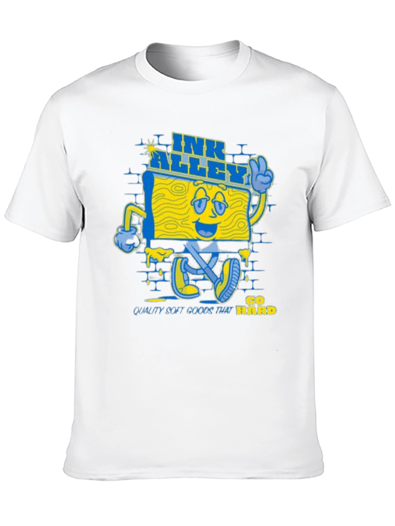 Black Ink Alley Go Hard Graphic T-Shirt view 10