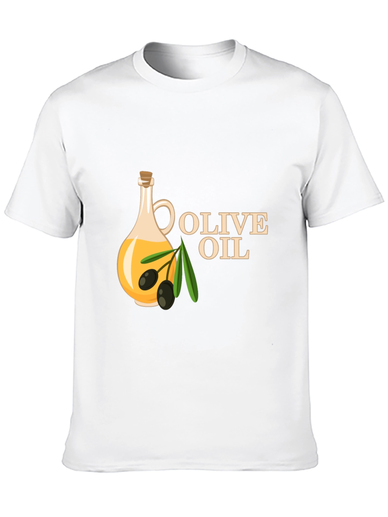 Black Olive Oil Graphic T-Shirt - Soft Cotton Blend view 10