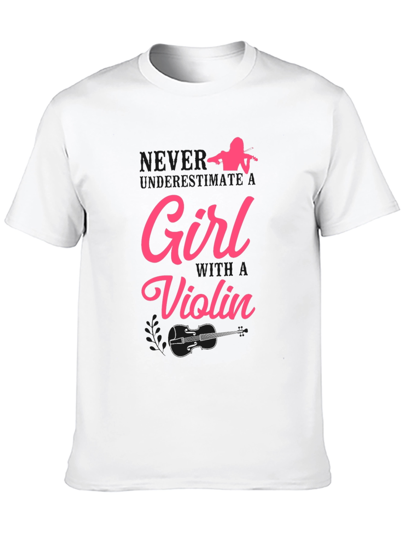 Black Girl with a Violin Graphic T-Shirt view 10