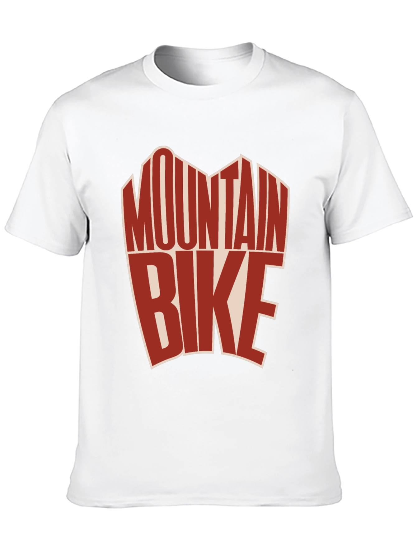 Black Mountain Bike Graphic Tee - Black Cotton T-Shirt view 10