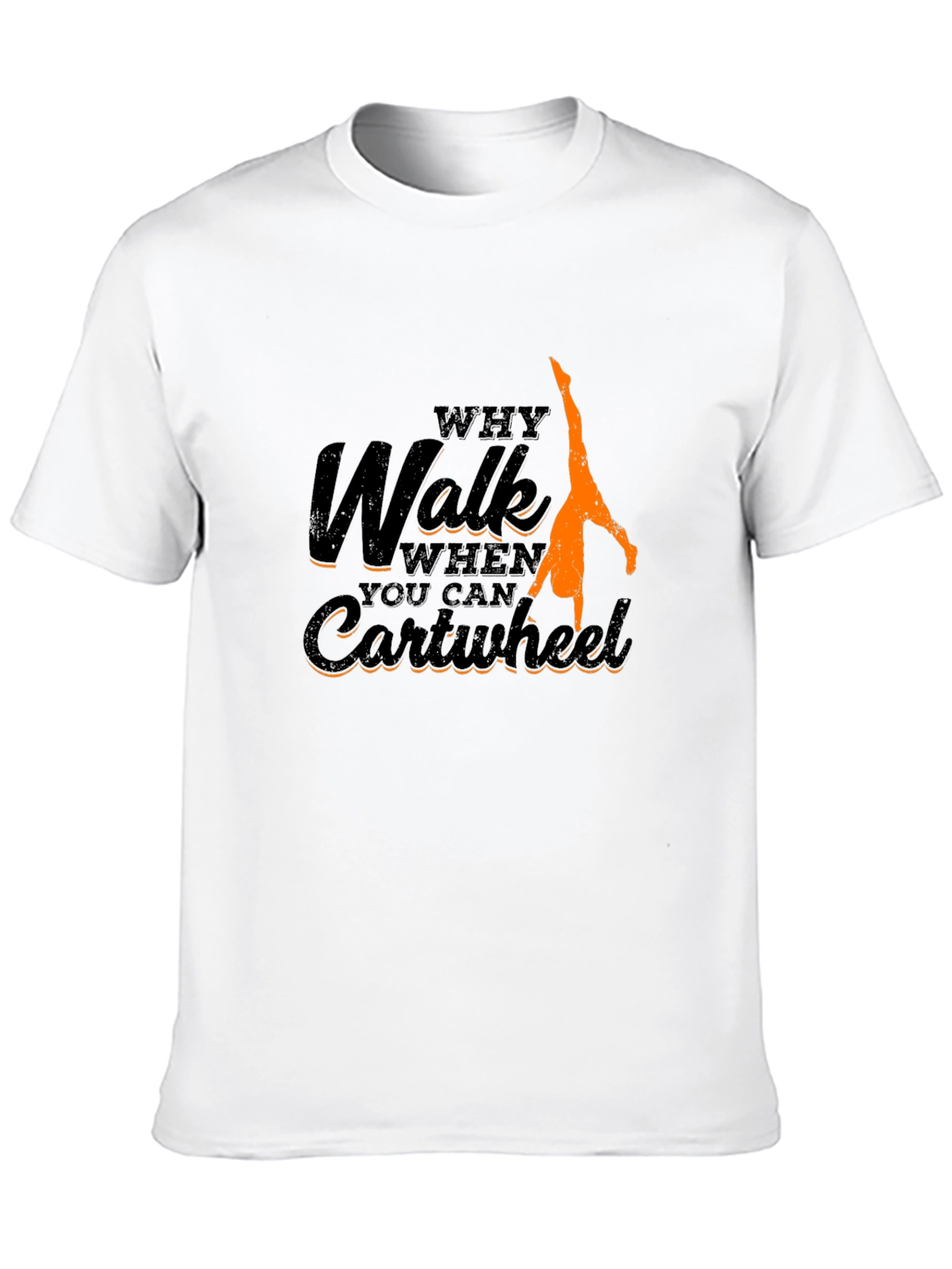 Black Why Walk, Cartwheel T-Shirt view 10