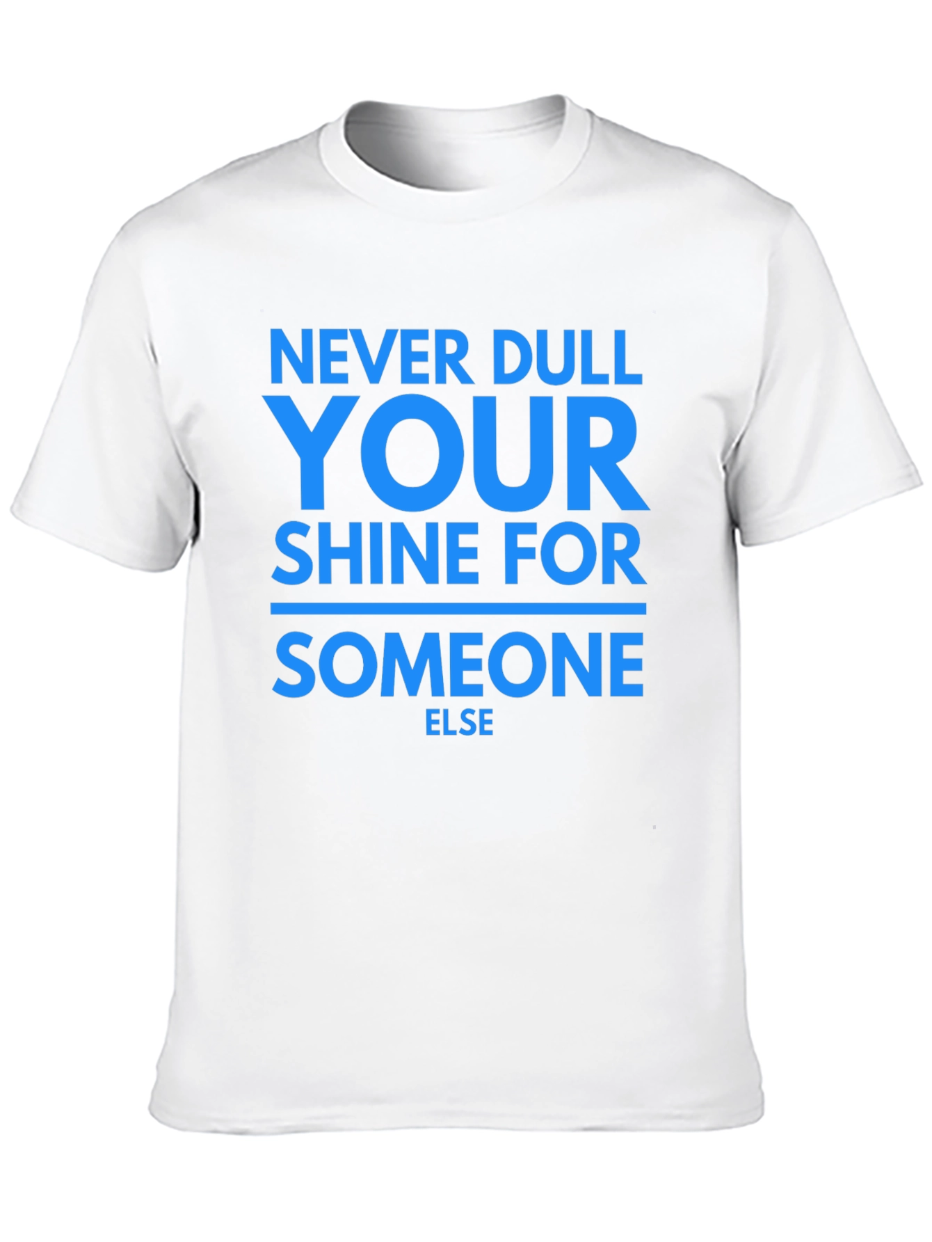 Black Motivational 'Never Dull Your Shine' Graphic Tee view 10