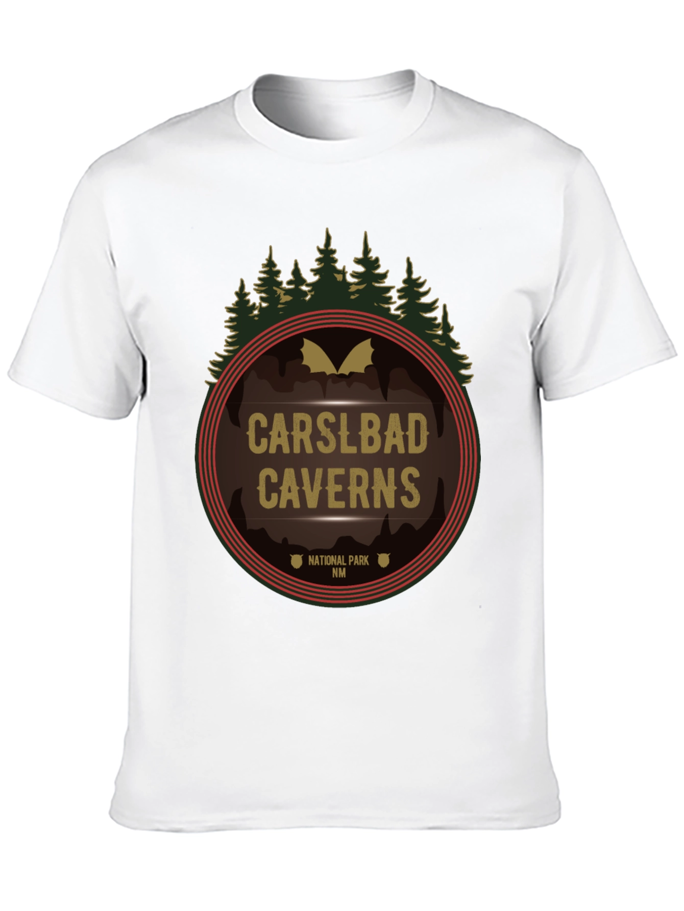 Black Carlsbad Caverns National Park Graphic Tee view 10