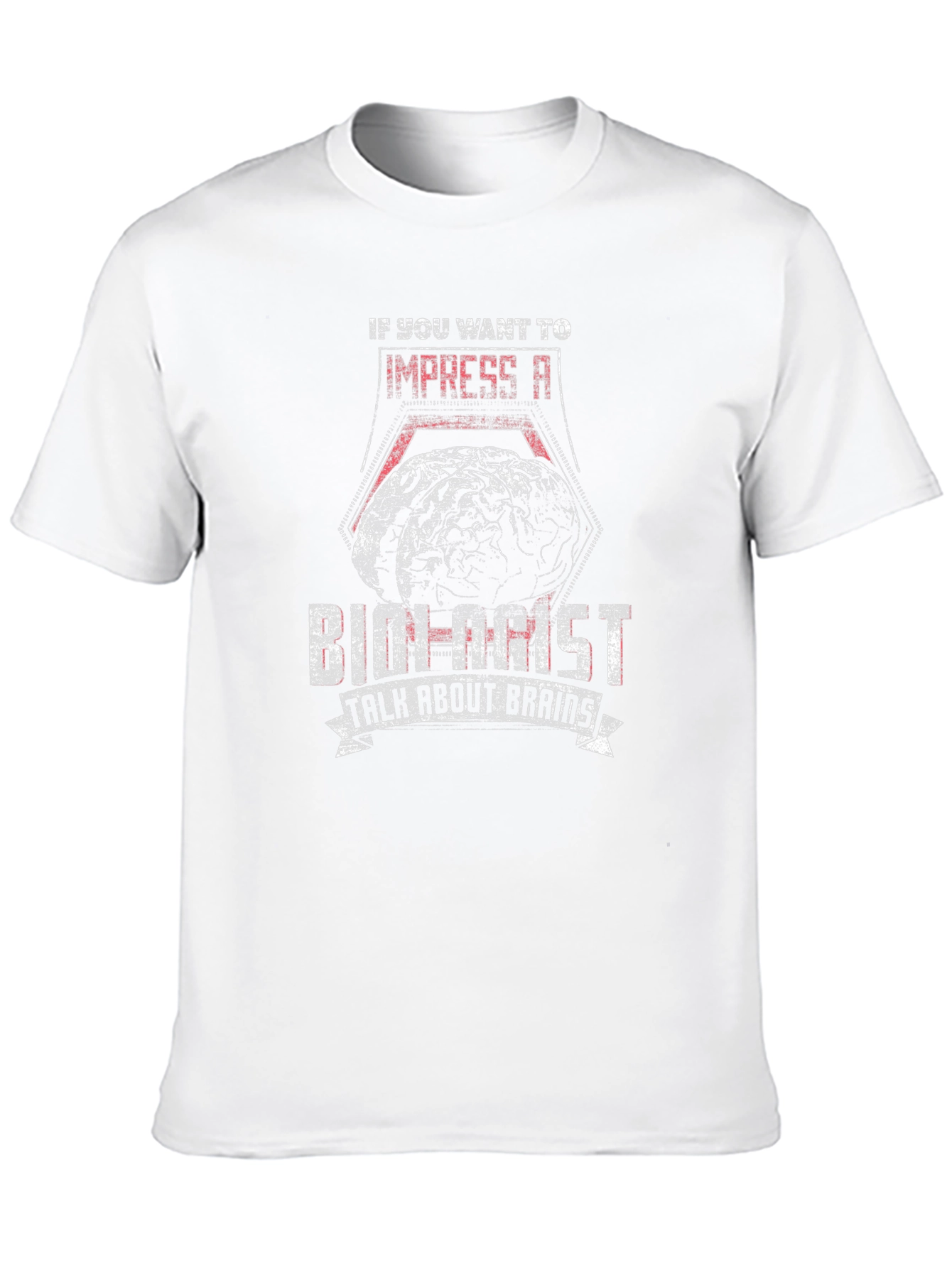 Black Brainy T-Shirt: Impress A Biochemist! view 10