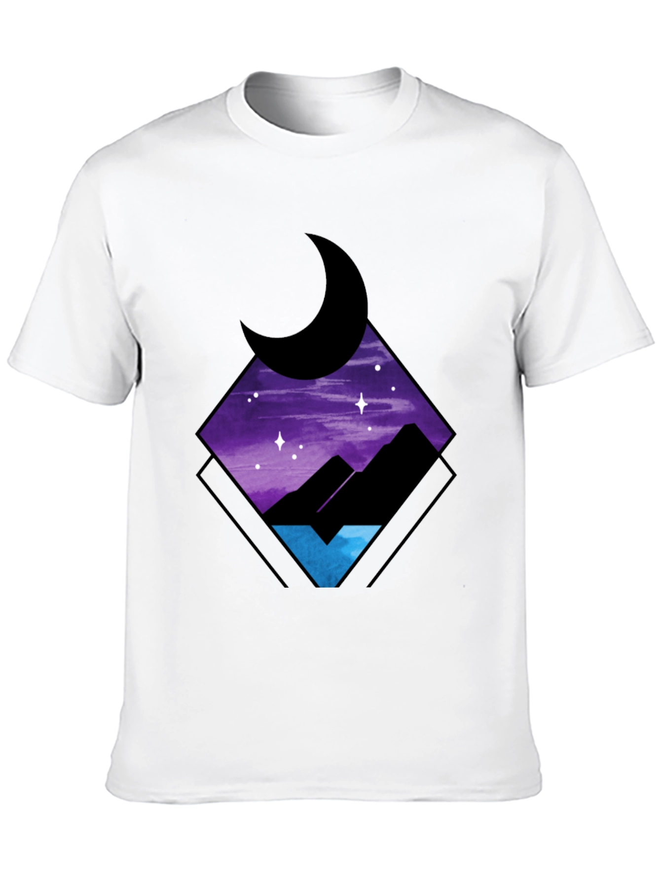 Black Nightscape Graphic Tee - Stylish Comfort view 10