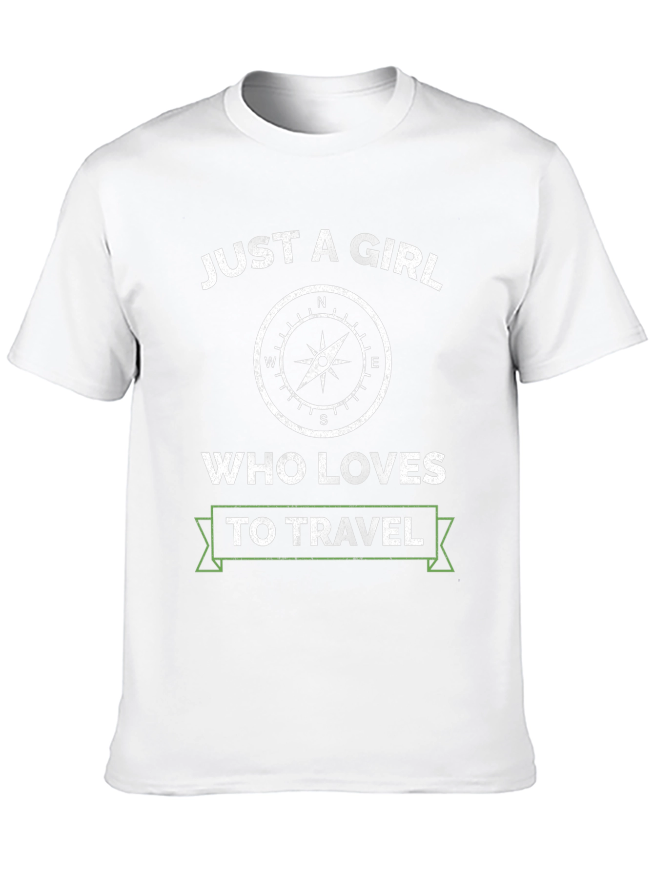 Girl Who Loves to Travel Compass T-Shirt - 10