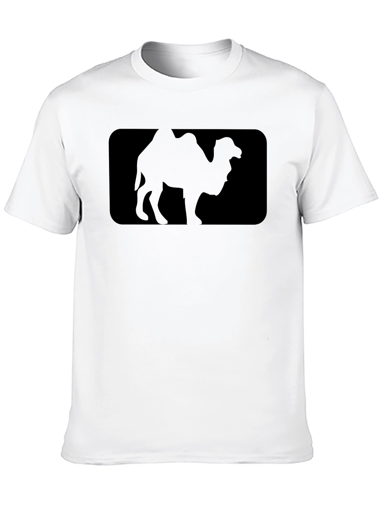 Black Camel Silhouette Graphic Tee - Soft Cotton Blend view 10