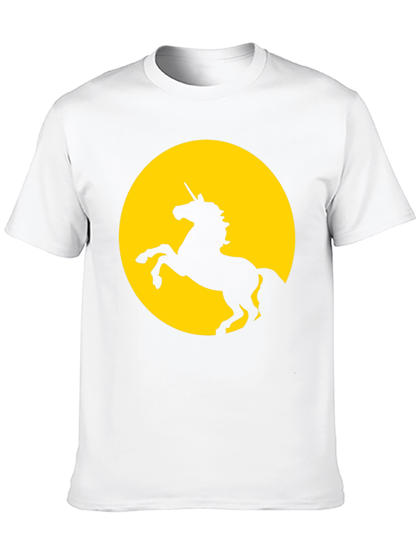 Black Unicorn Silhouette Graphic Tee - Black view 10